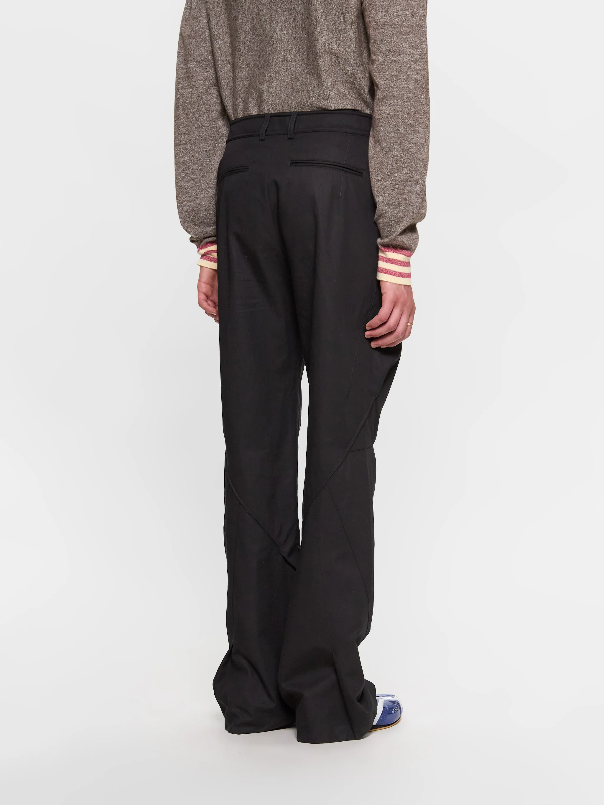 Alec K-Dart Trousers in Black Sable - Image 3