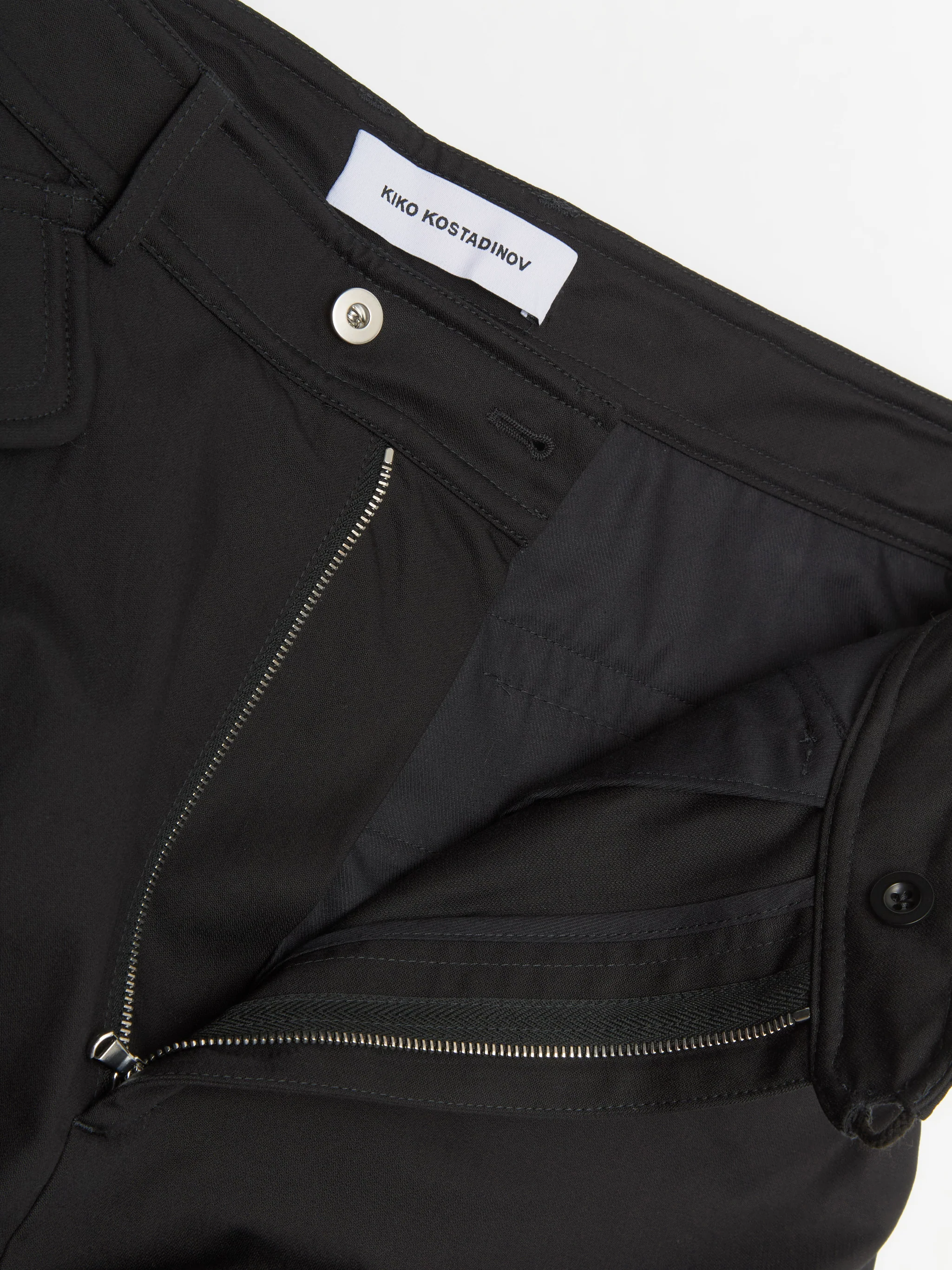 Alec K-Dart Trousers in Black Sable - Image 5