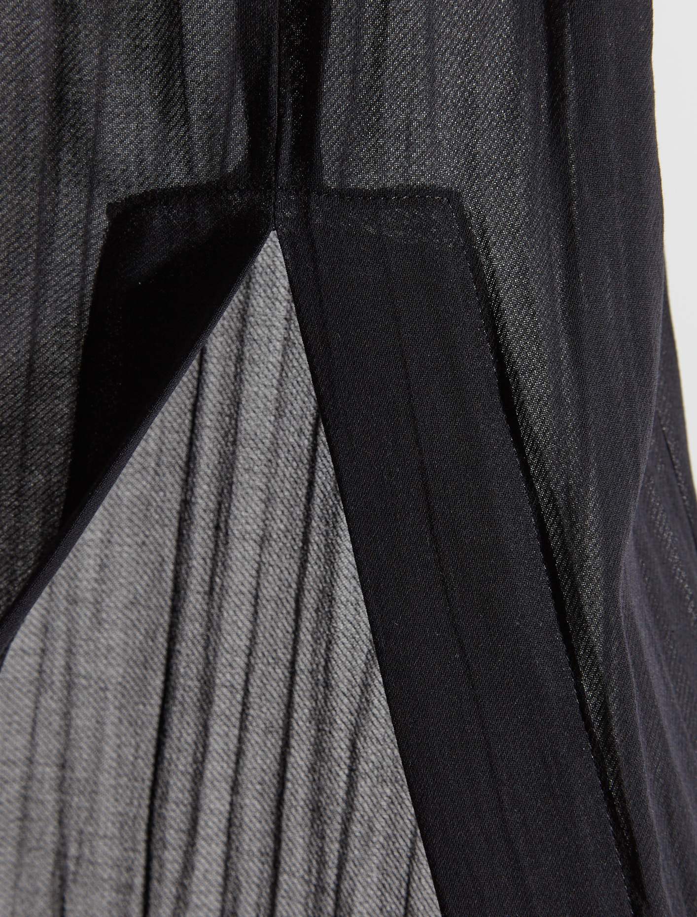 Asymmetric Bra Long Dress in Black - Image 4