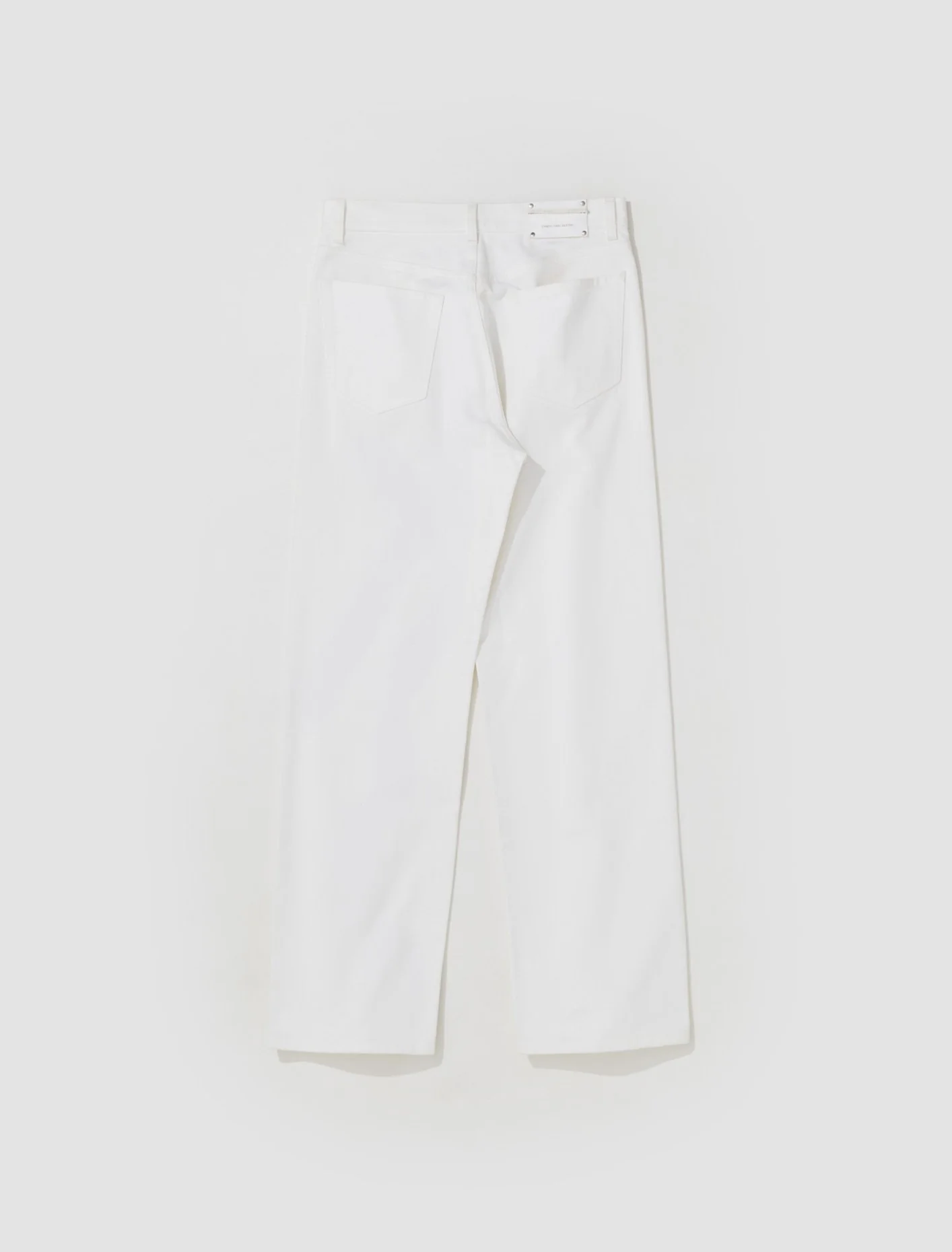 Bow Jeans in White - Image 4