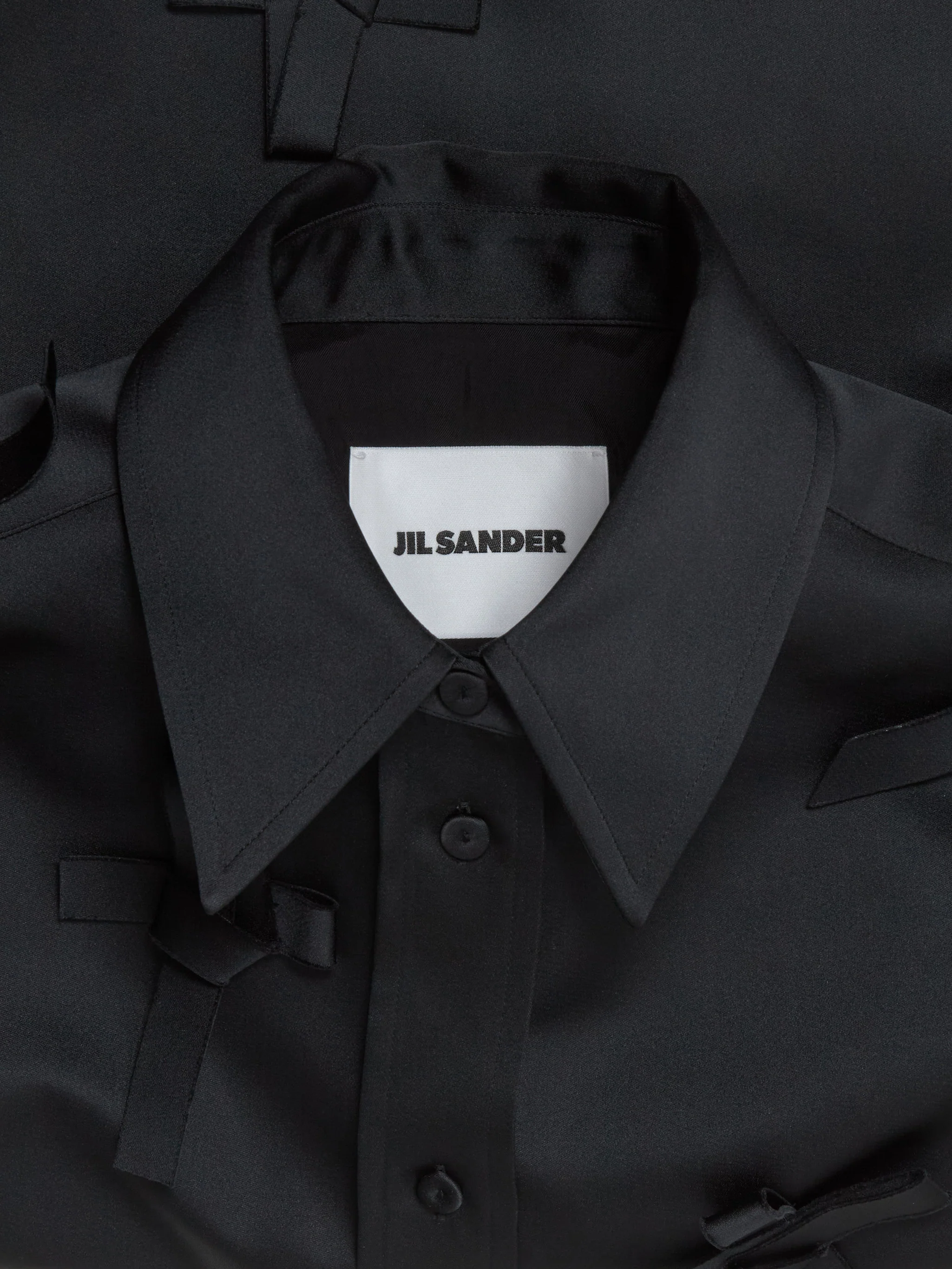 Bows Shirt in Black - Image 5