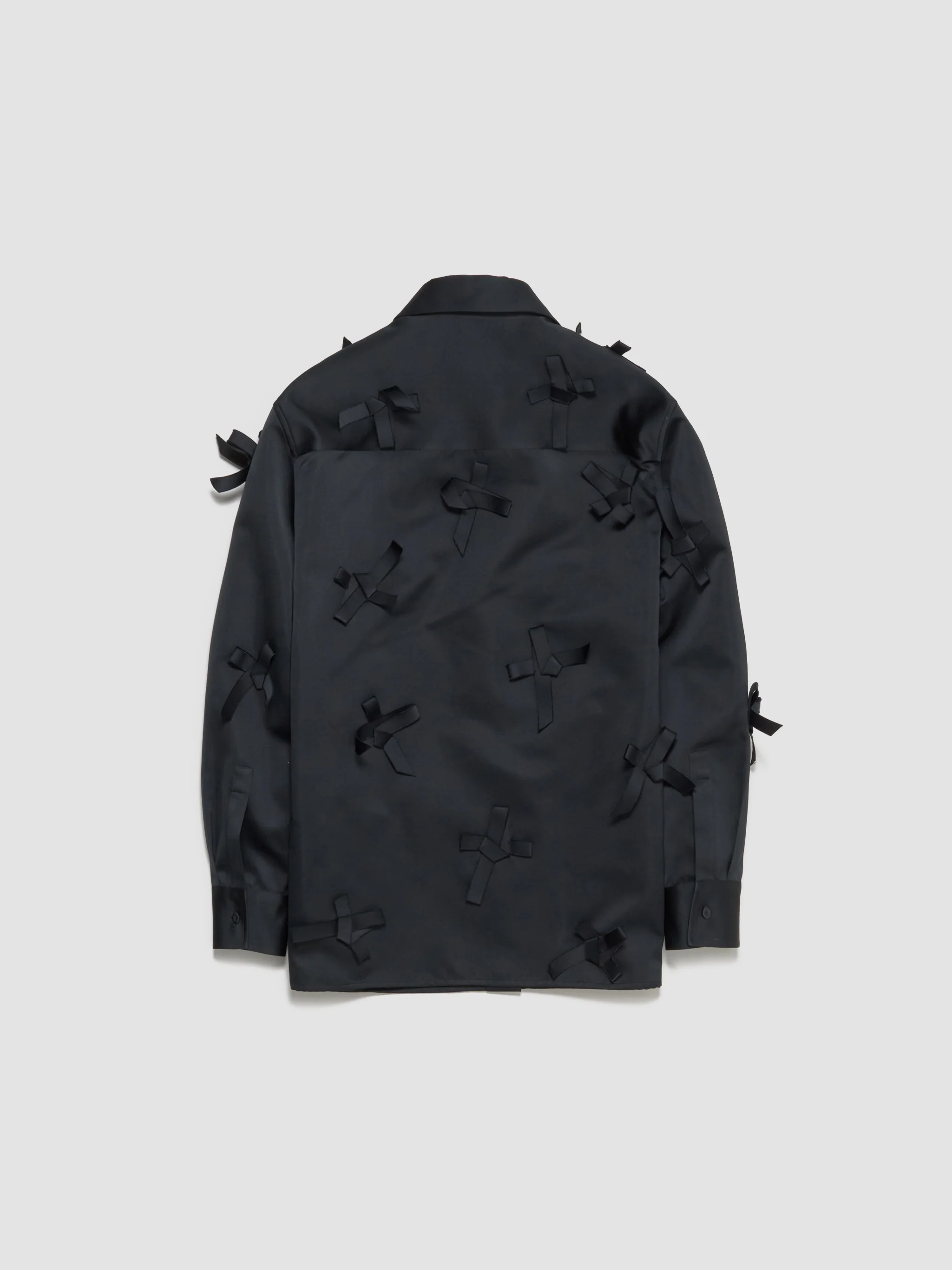 Bows Shirt in Black - Image 7