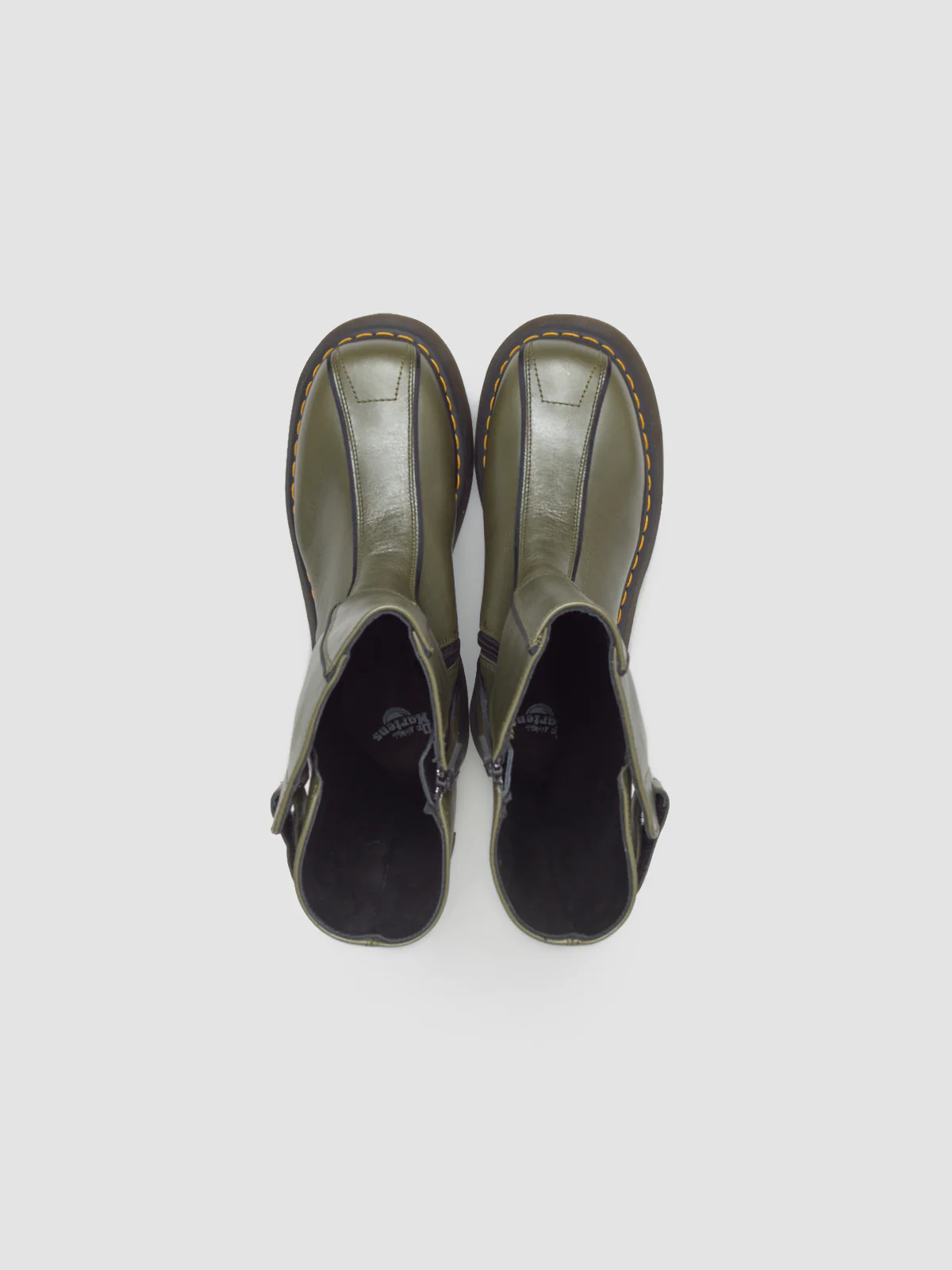 Buzz Hi Boots in Olive Green - Image 3