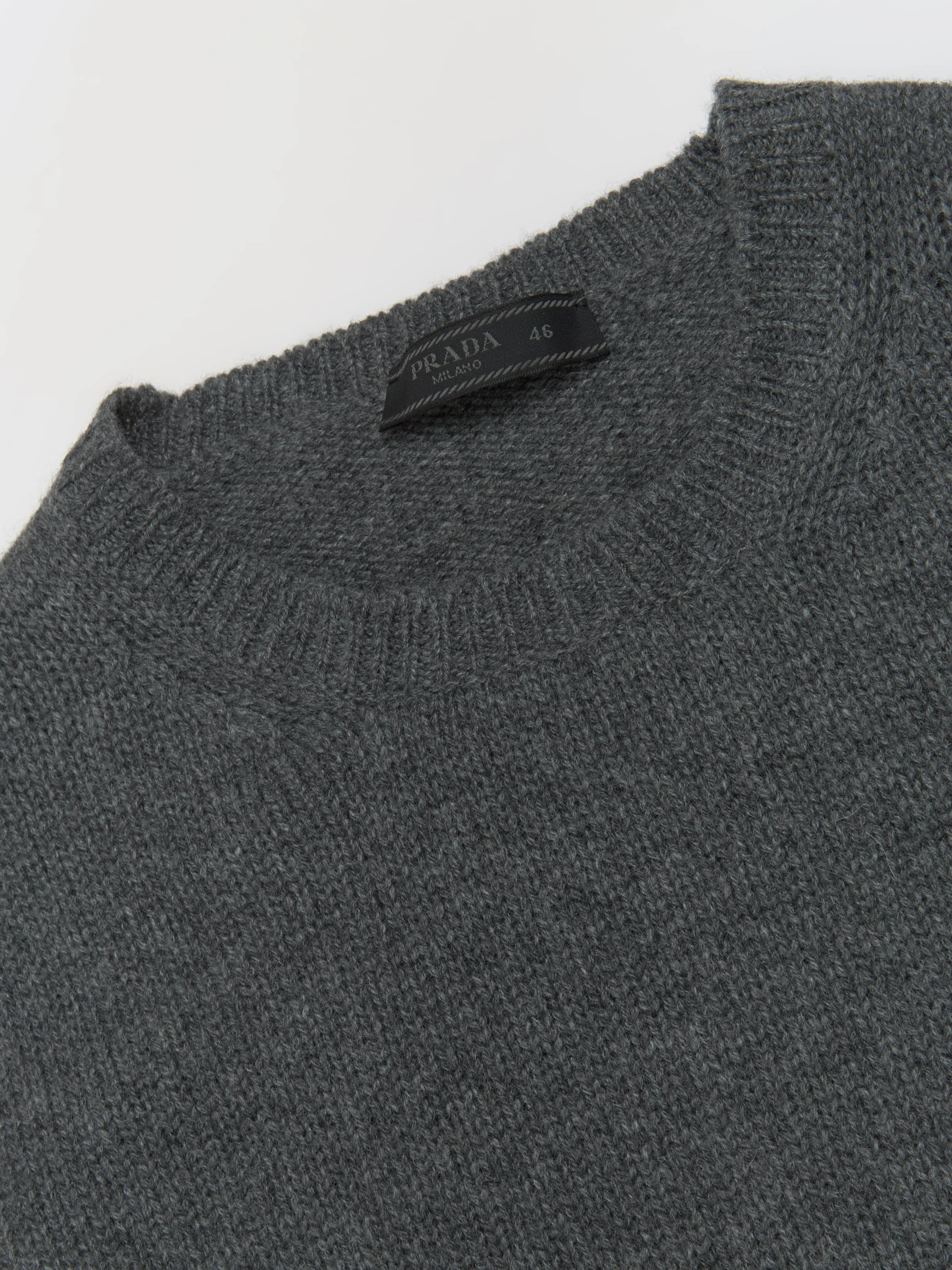 Cashmere Crewneck Sweater in Slate Grey - Image 5