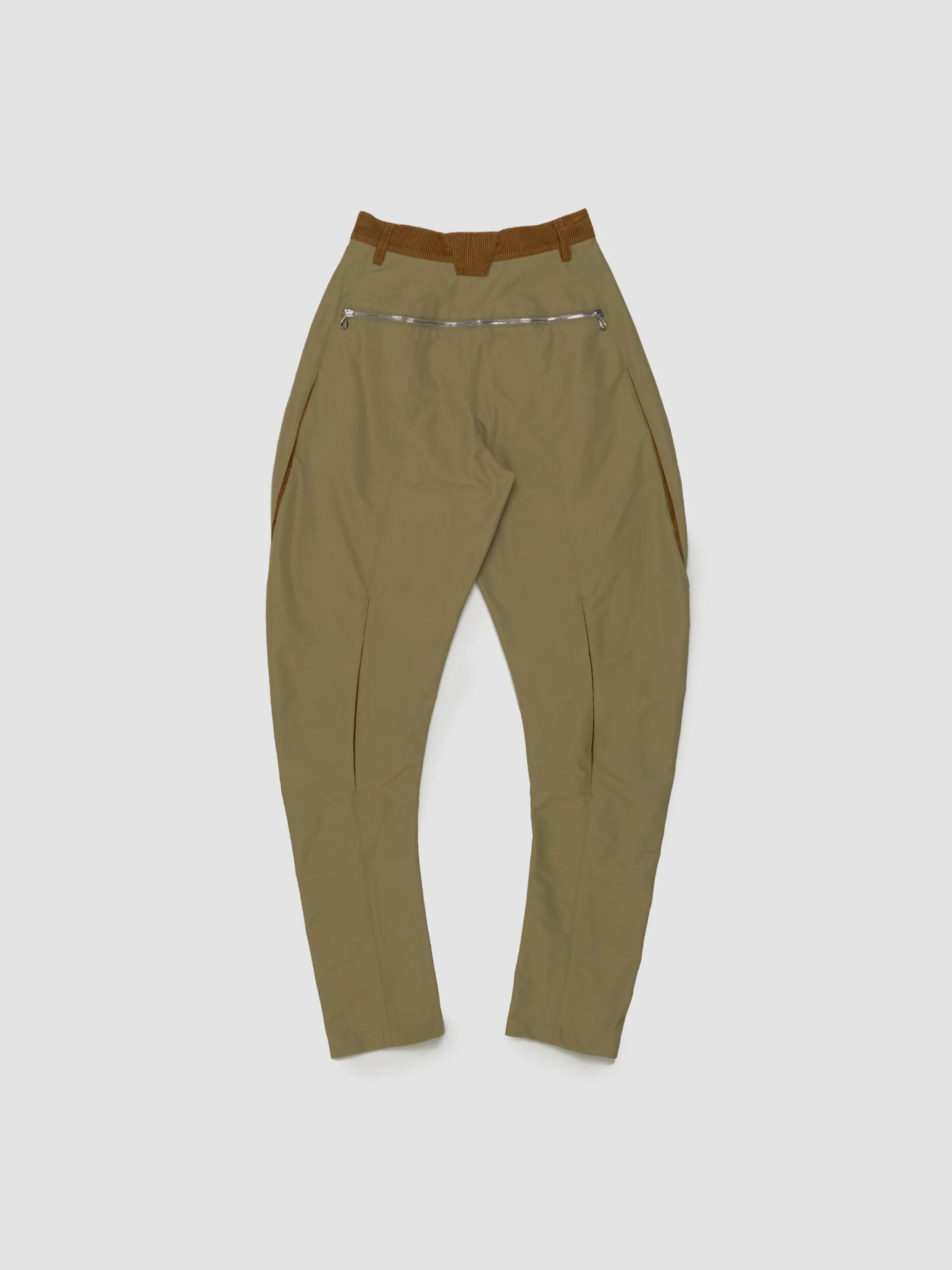Chasseur Trouser in Olive Green & Honey - Image 7
