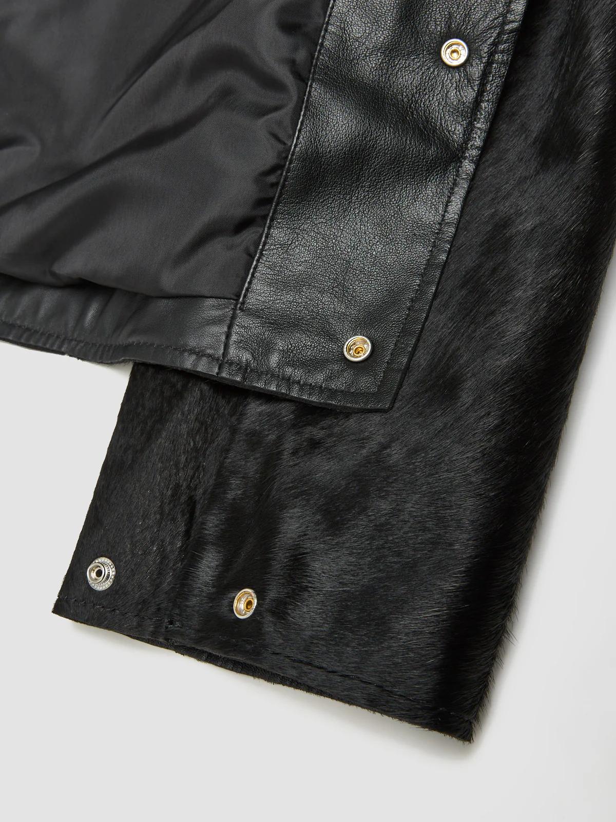 Coach Cow Hide Jacket in Black - Image 3