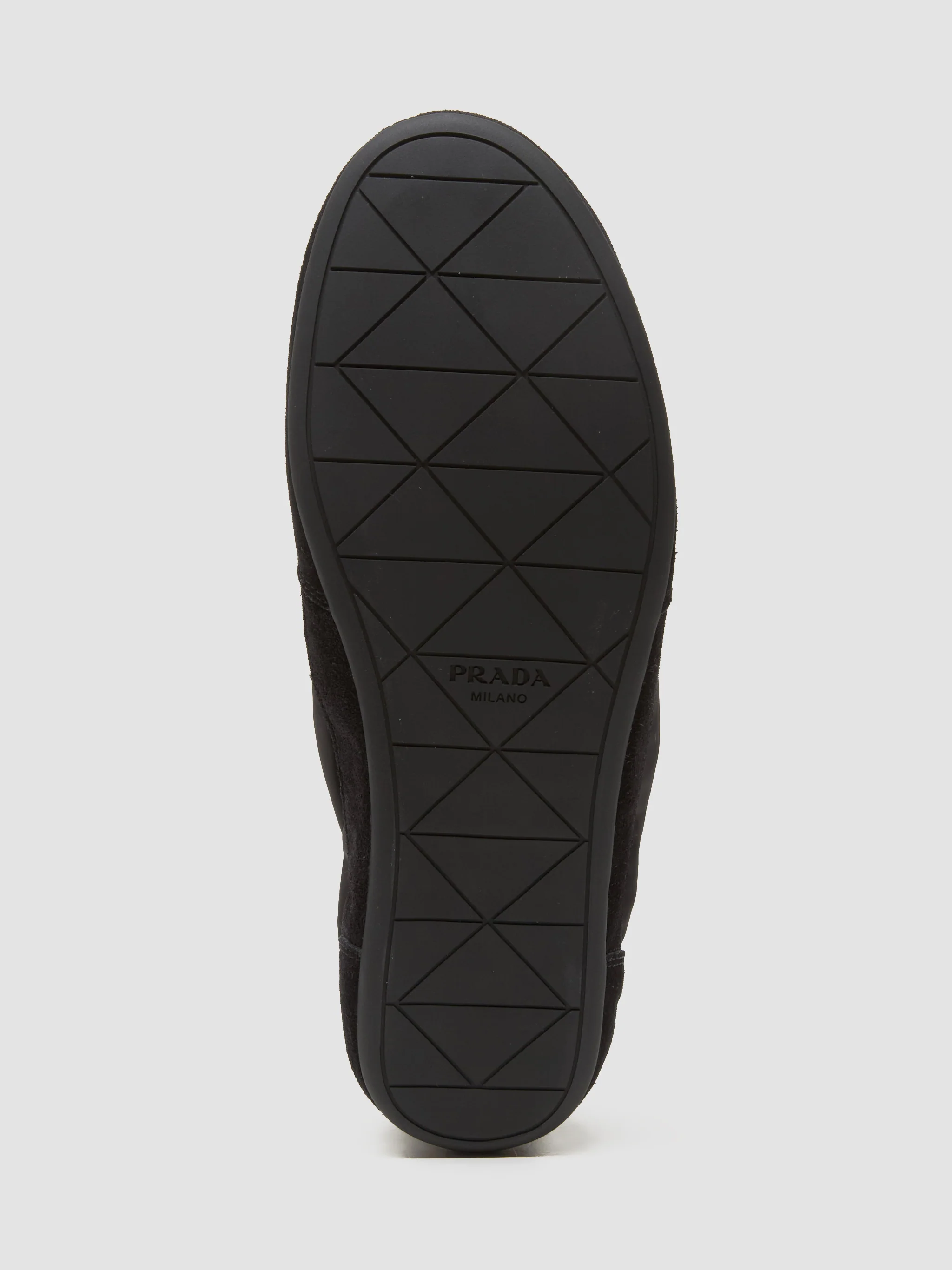 Collapse Re-Nylon and Suede Sneaker in Black - Image 6