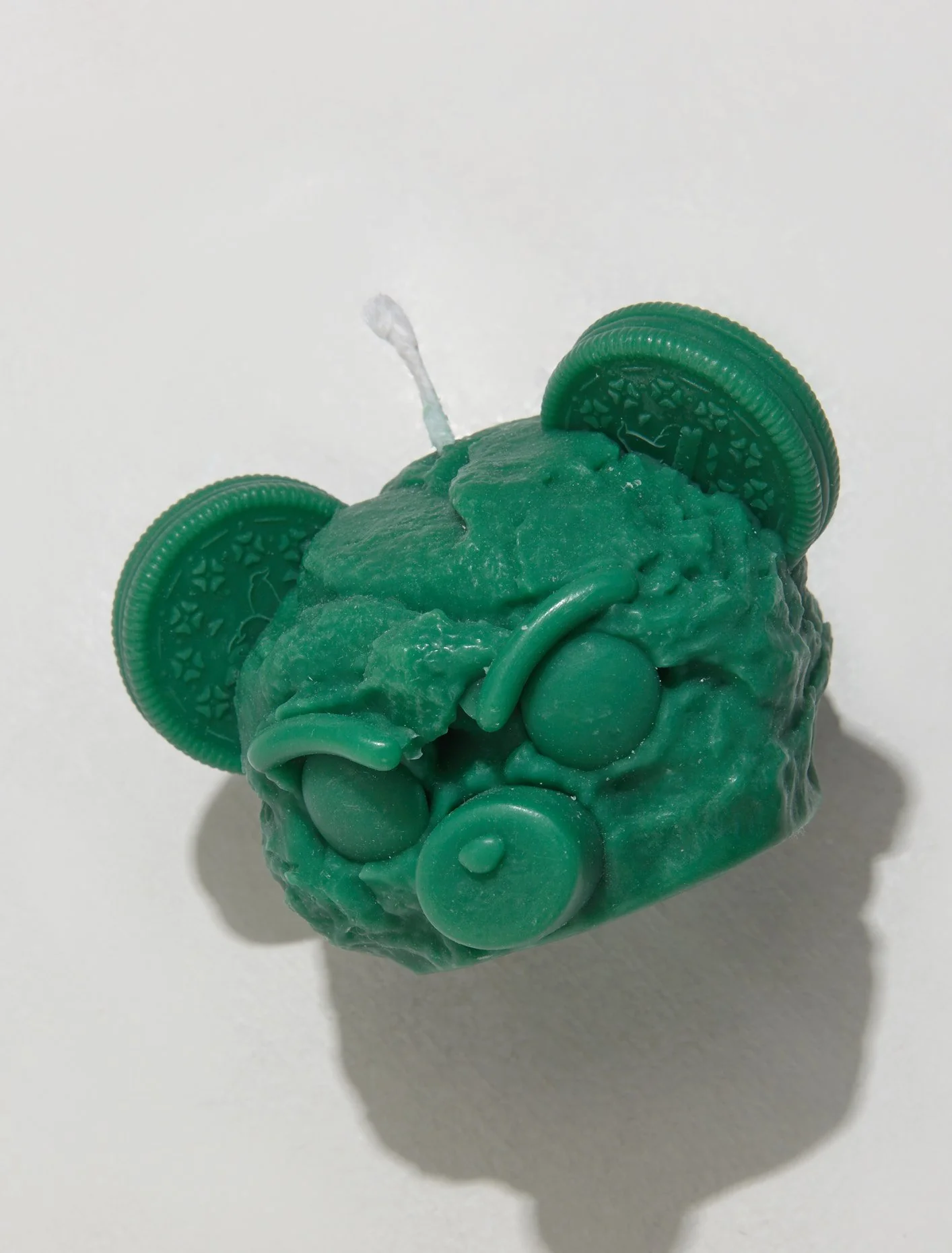 Cool Bear Candle in Green - Image 3