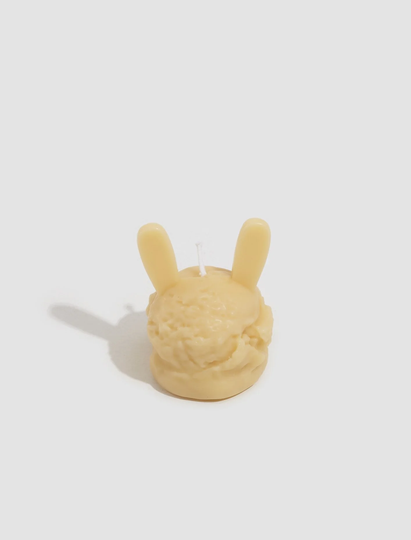 Cool Bunny Candle in Beige - Image 4
