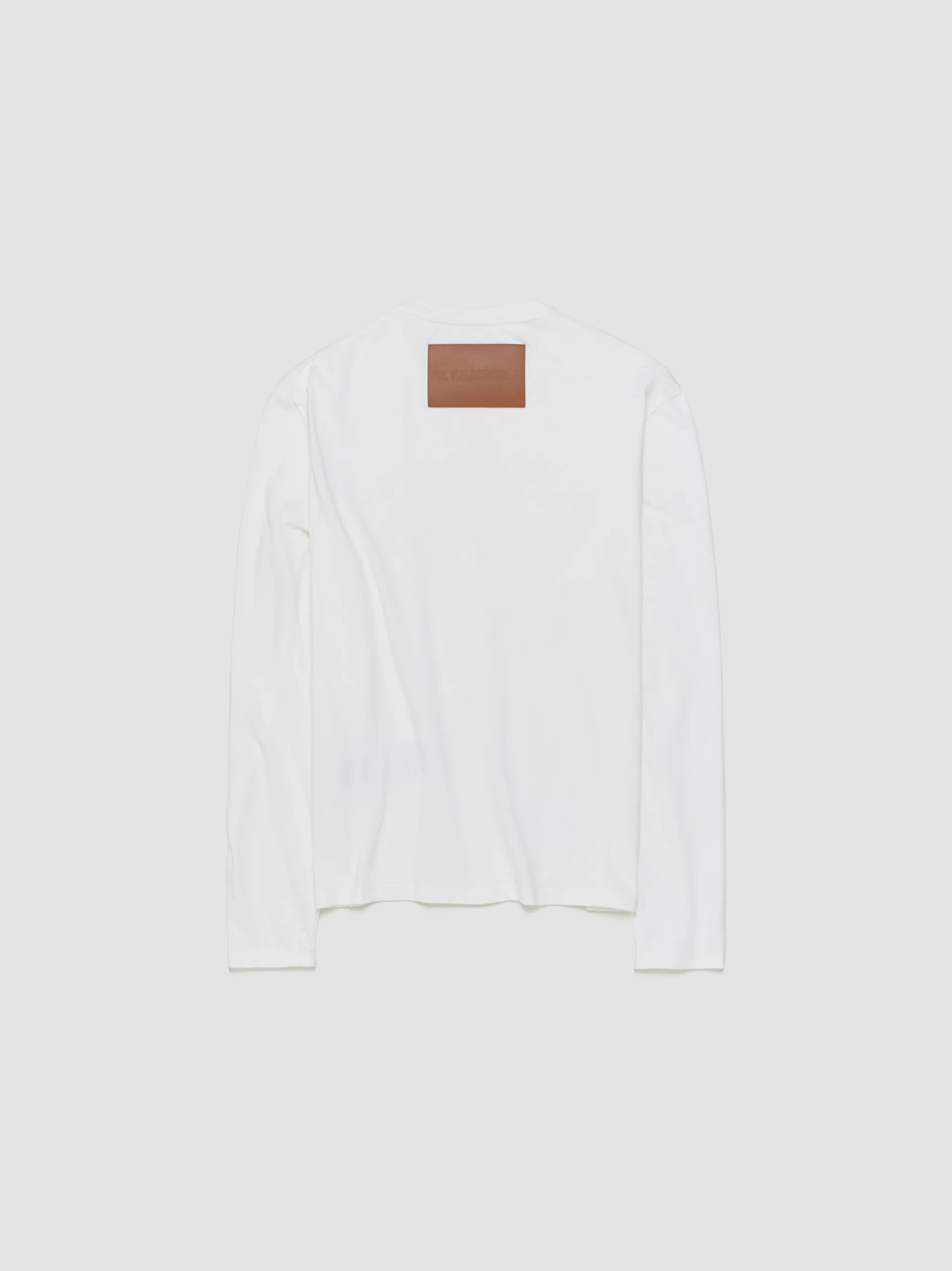 Crewneck Longsleeve T-Shirt in Porcelain - Image 6