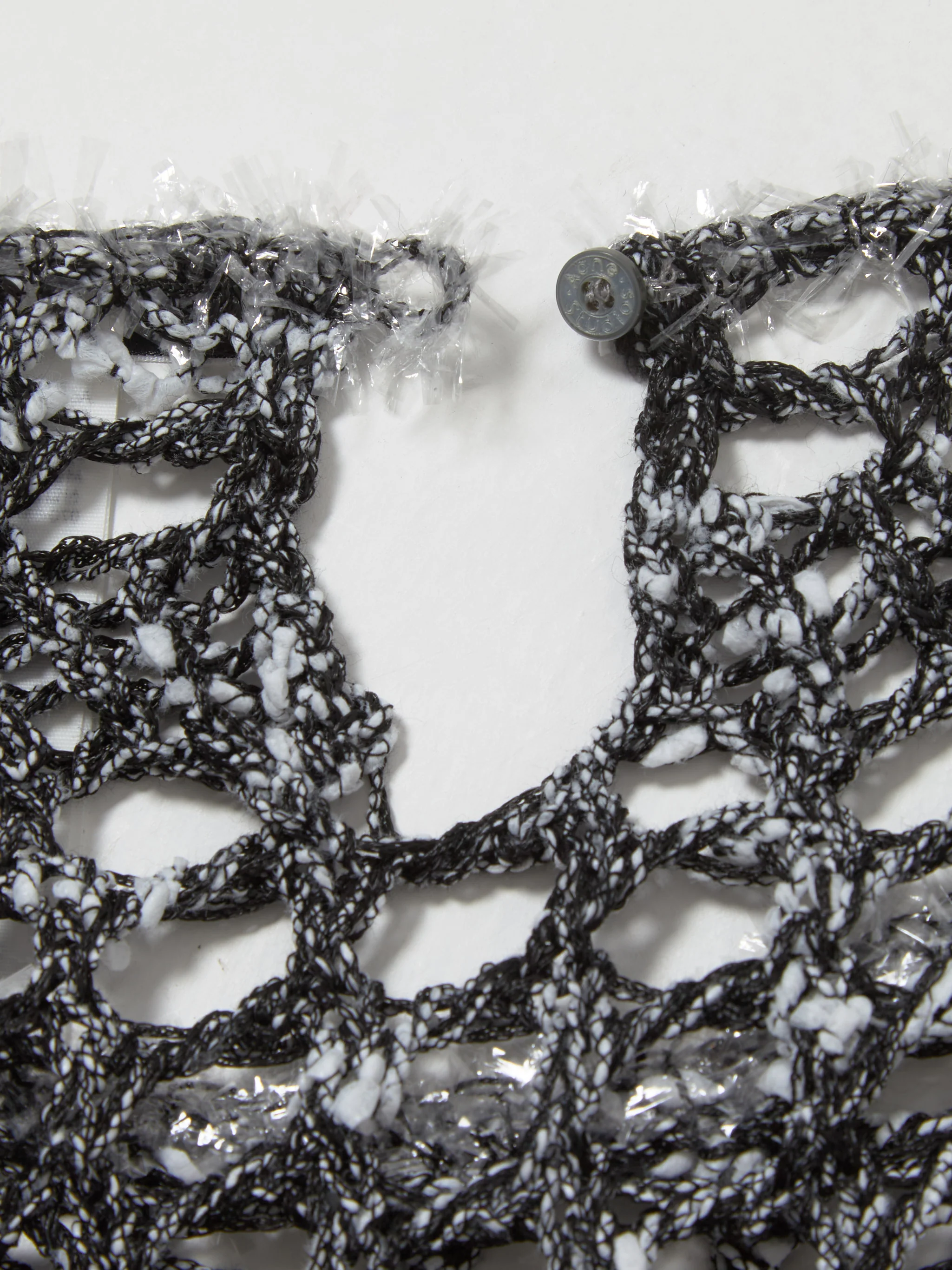 Crochet T-Shirt in Black - Image 6