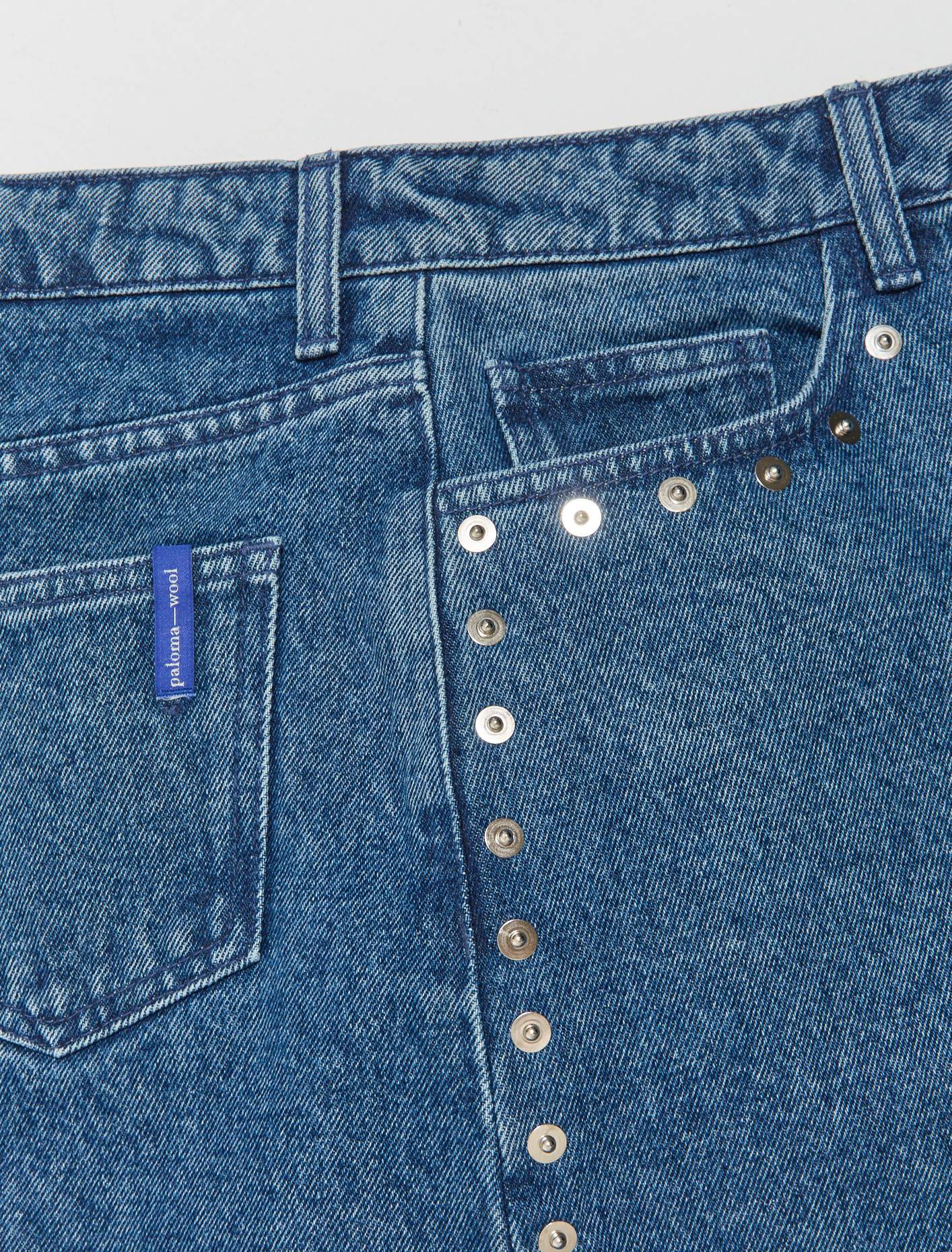 Crowd Skirt in Denim - Image 3