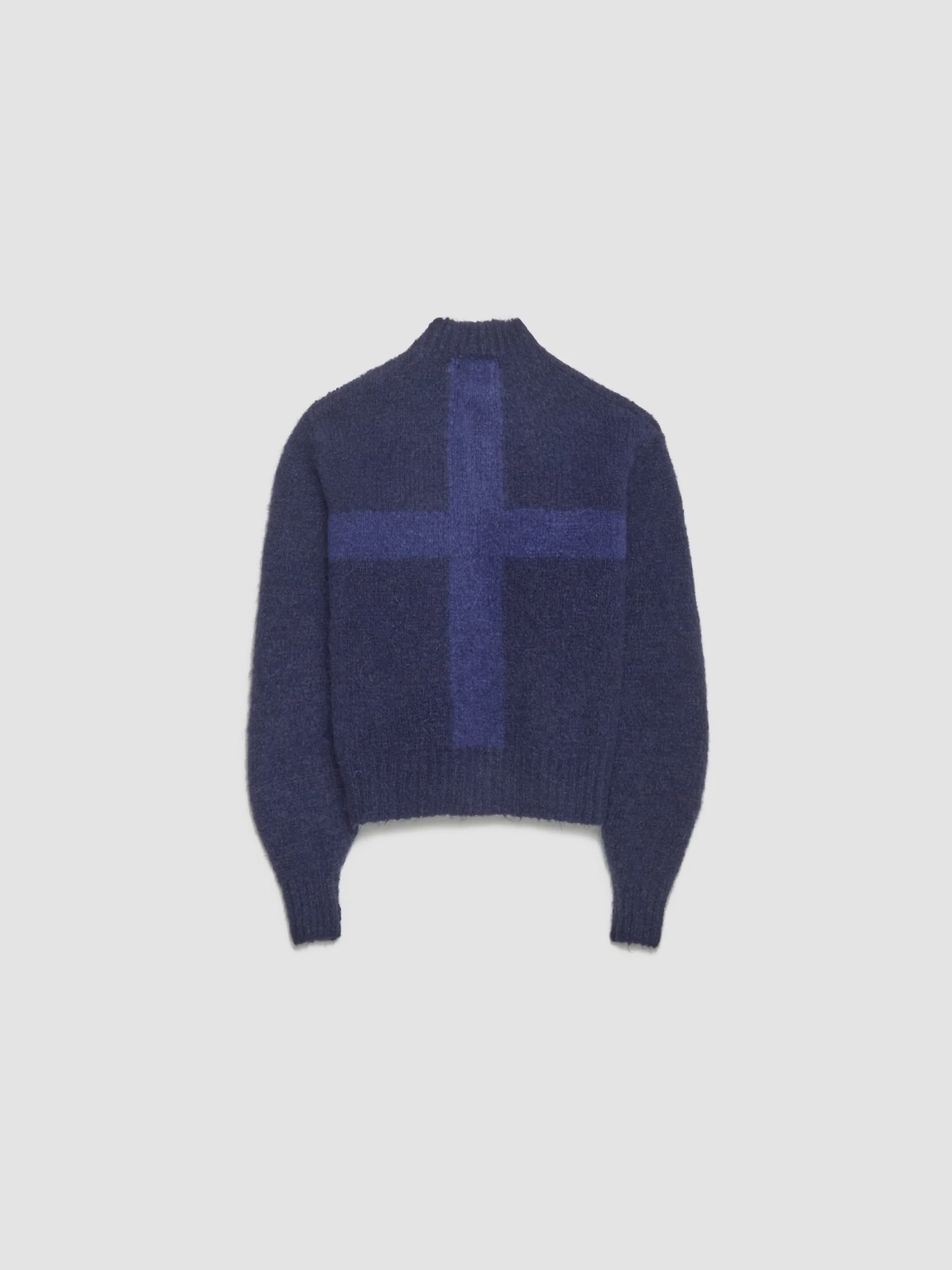 Cruz Zipped Cardigan in Blue - Image 3