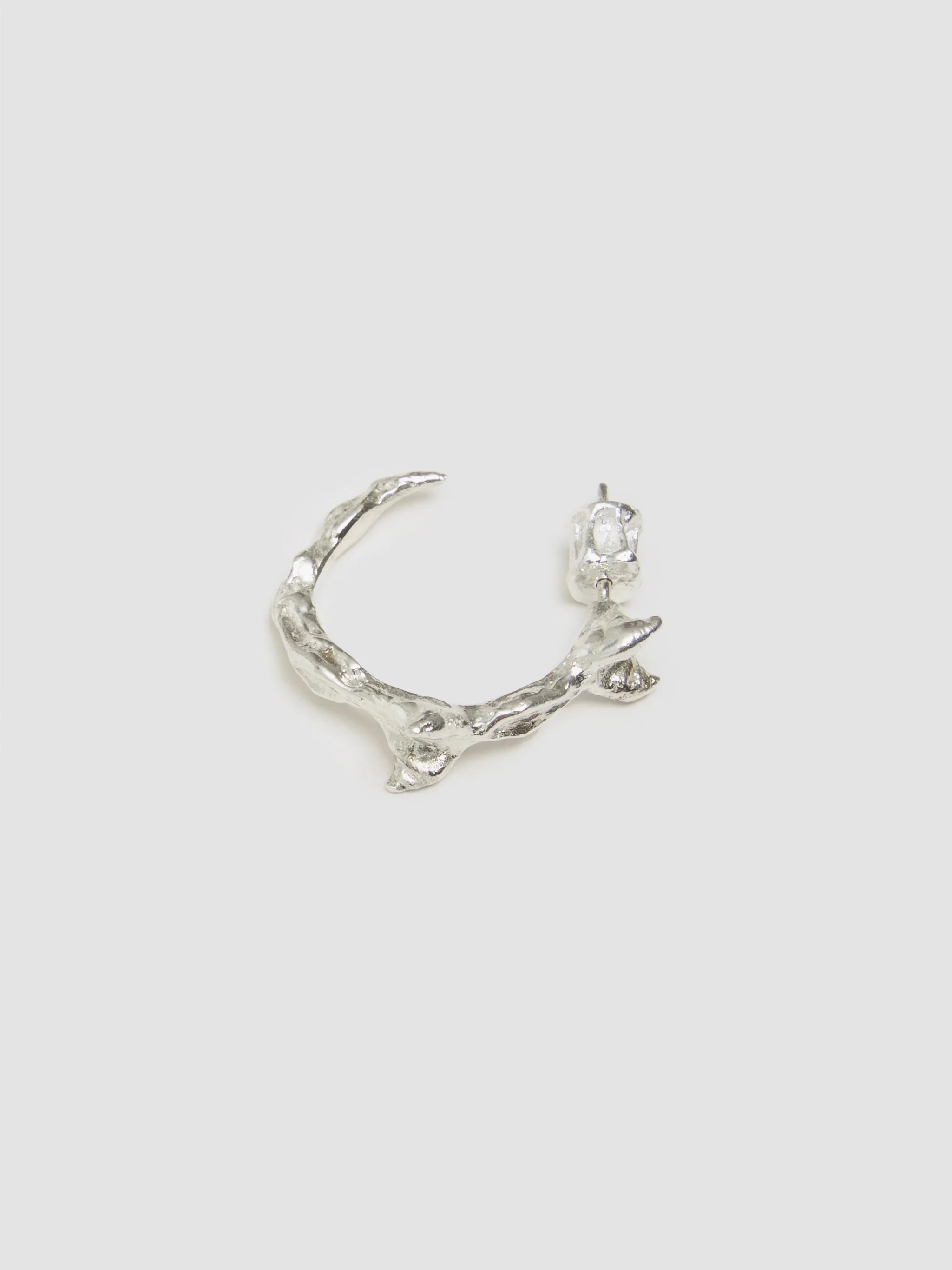 Dhartar Earring in Silver - Image 3