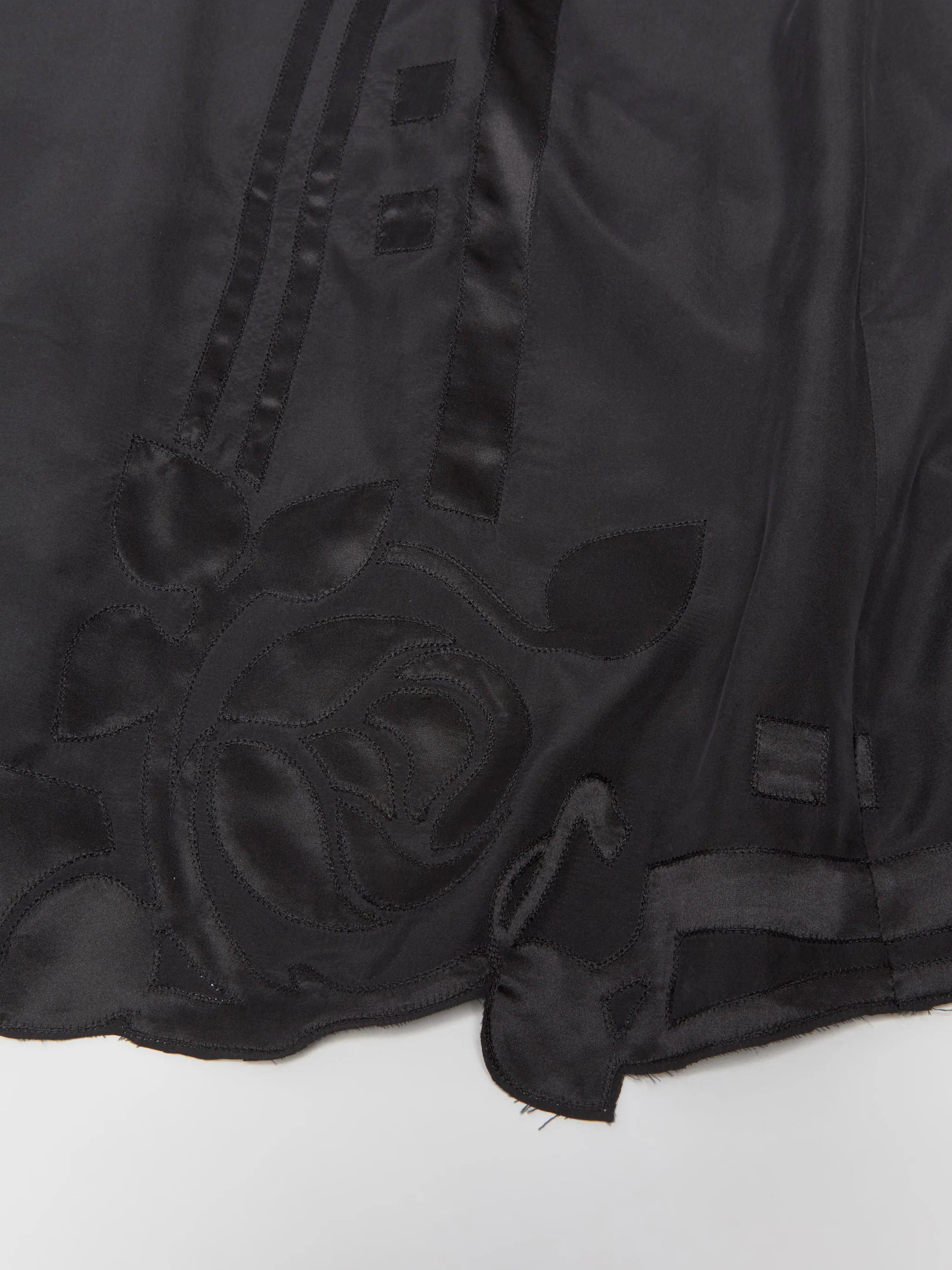 Dress with Embroidery in Black - Image 6