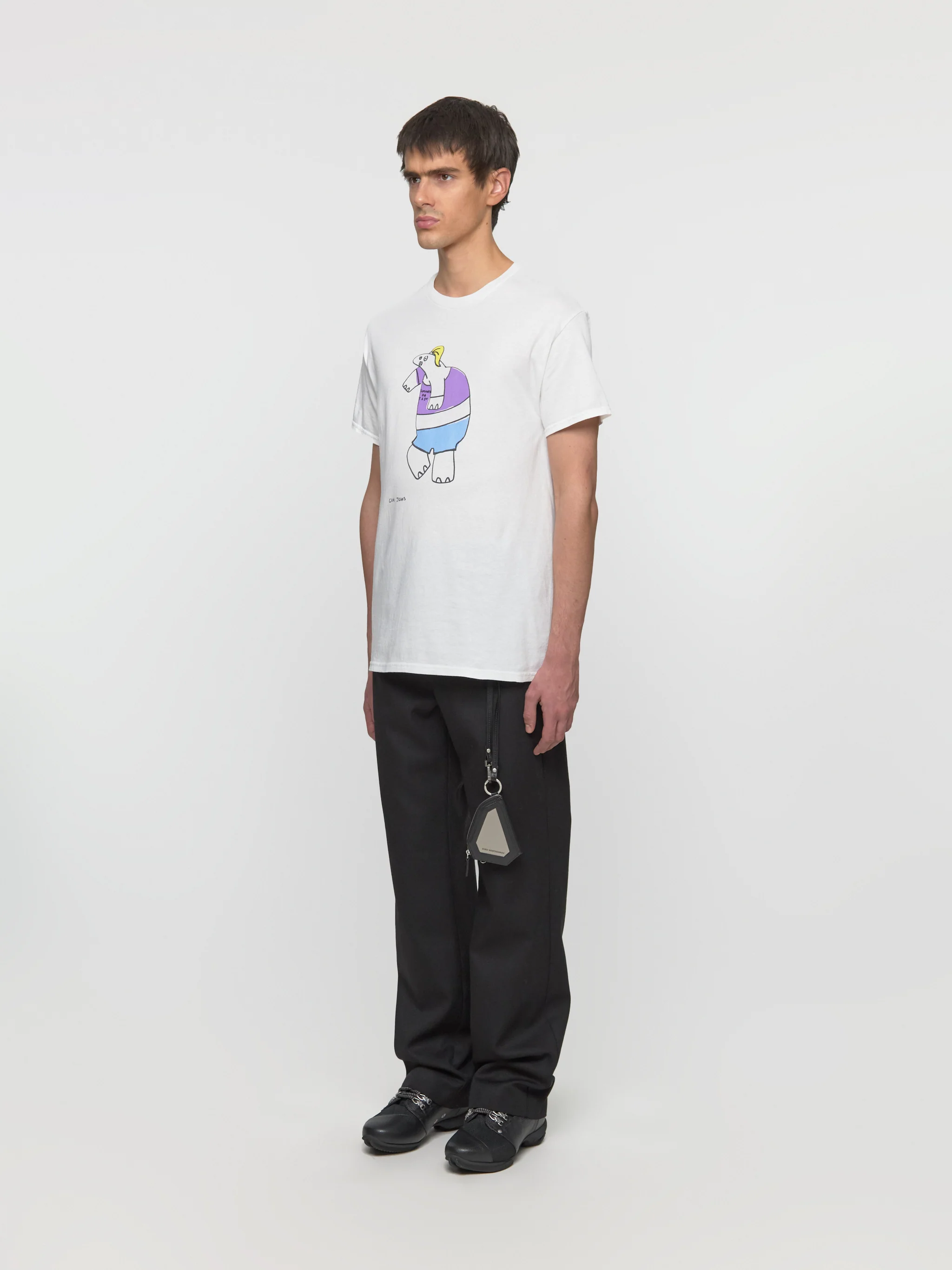 Esther Short Sleeve T-Shirt in Washed Off White - Image 4