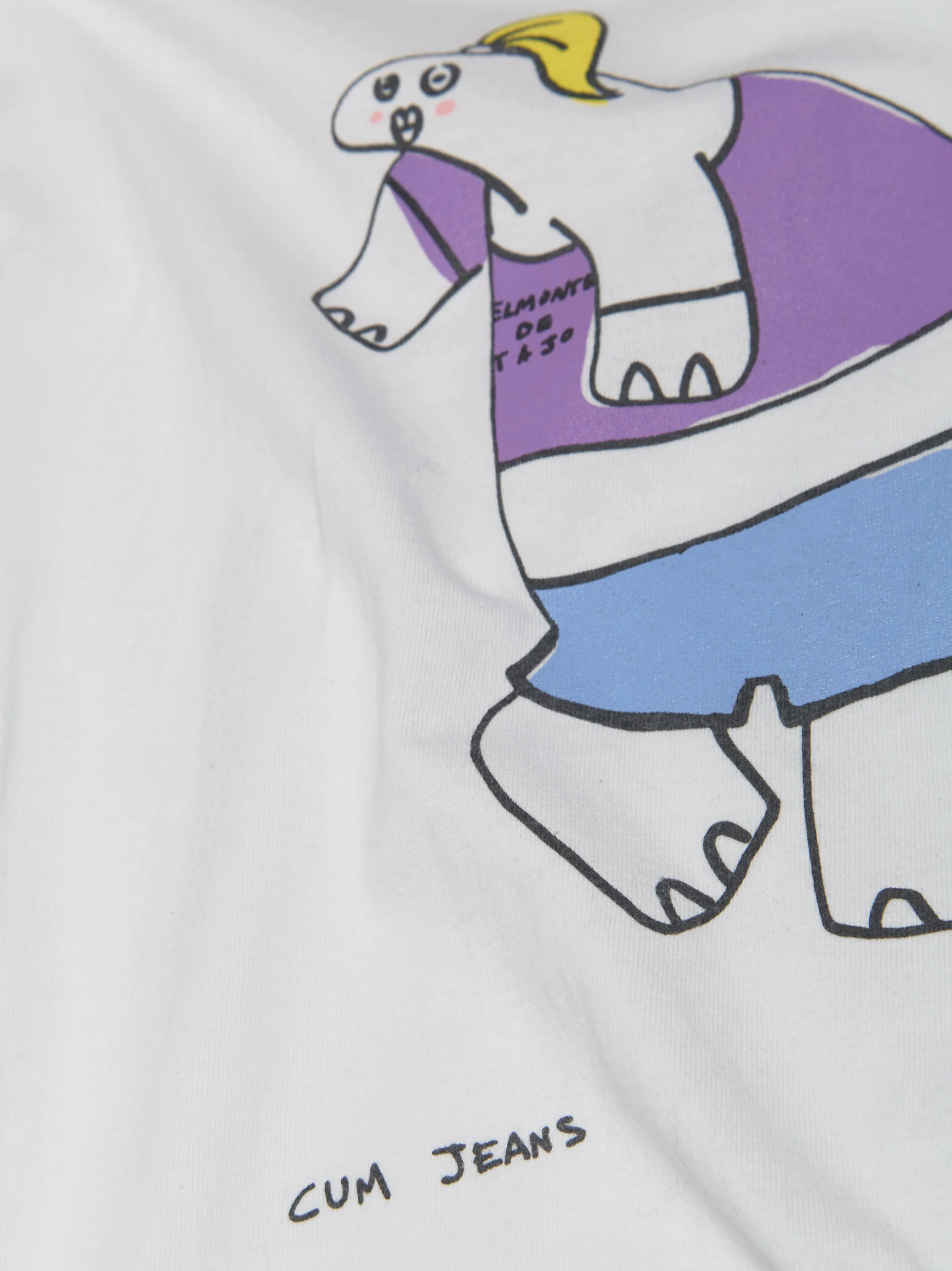 Esther Short Sleeve T-Shirt in Washed Off White - Image 5