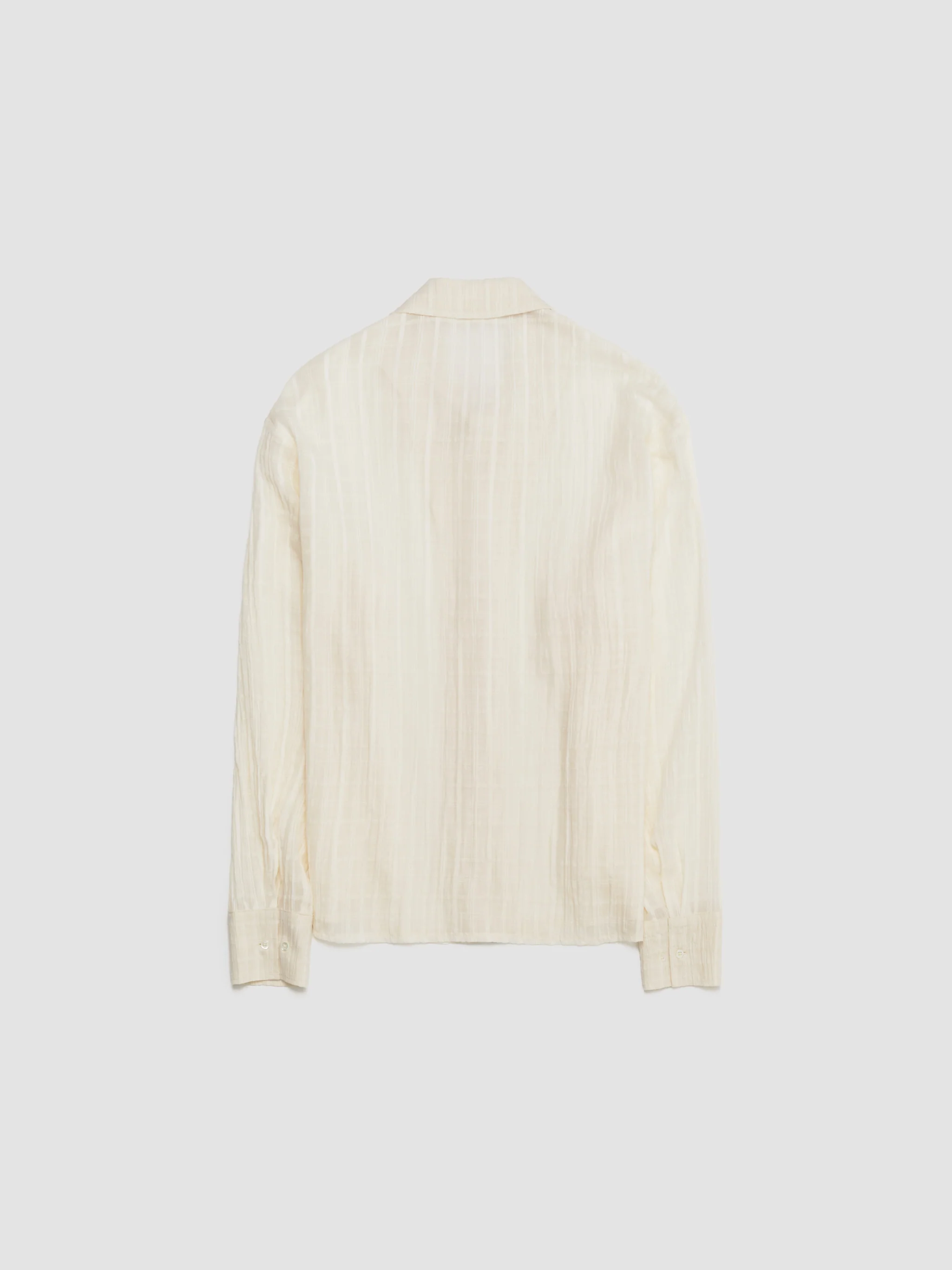 Ignacio Shirt in Cloud White Check - Image 7