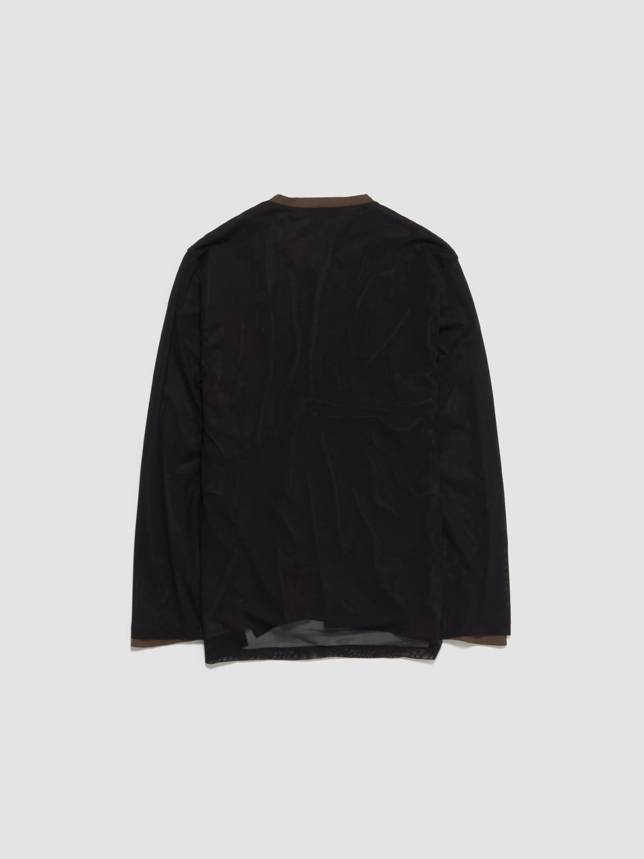 Inex Mesh Top in Brown & Black - Image 6