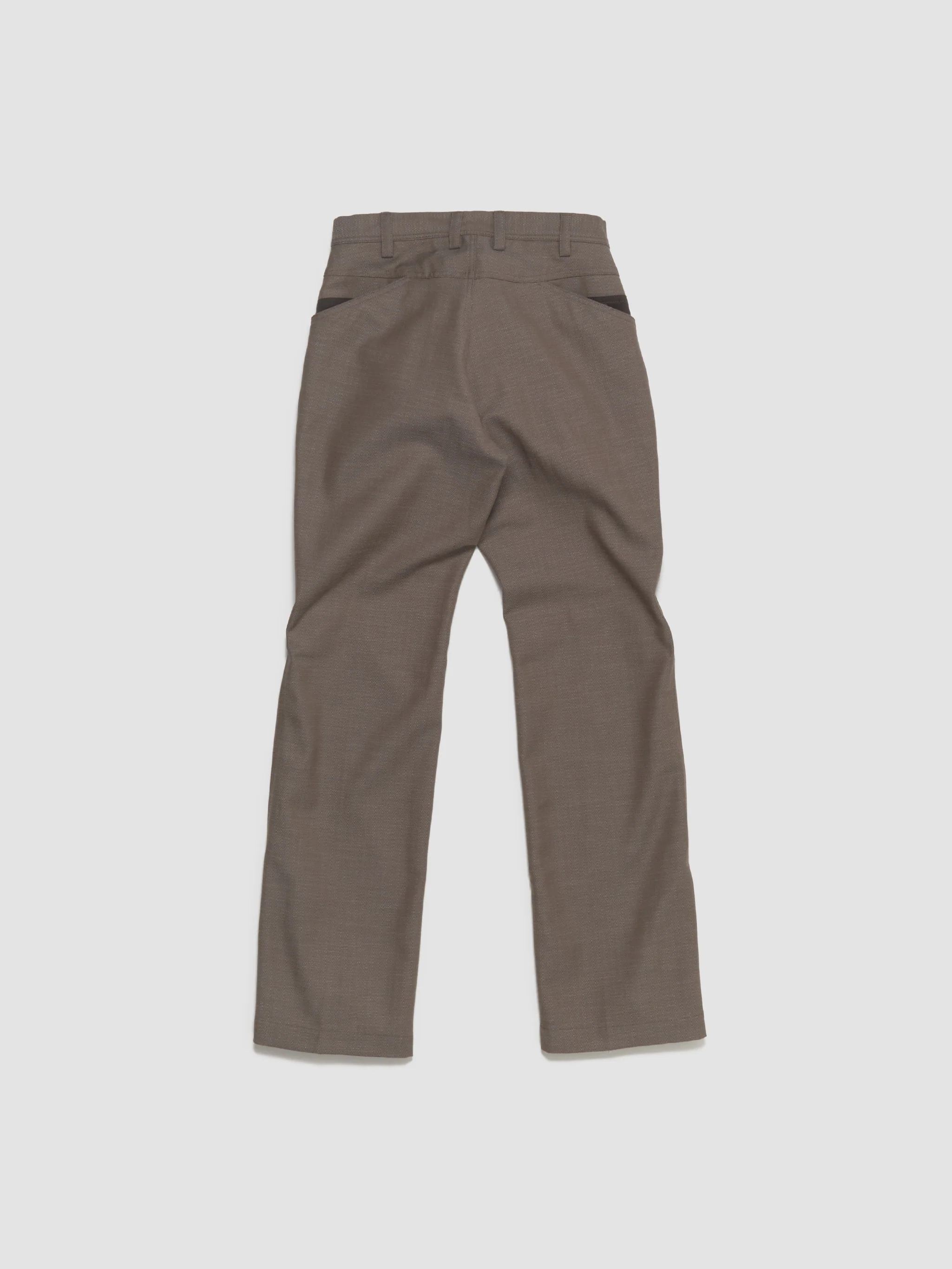 Inex Snap Trousers in Brown Oak & Java Brown - Image 7