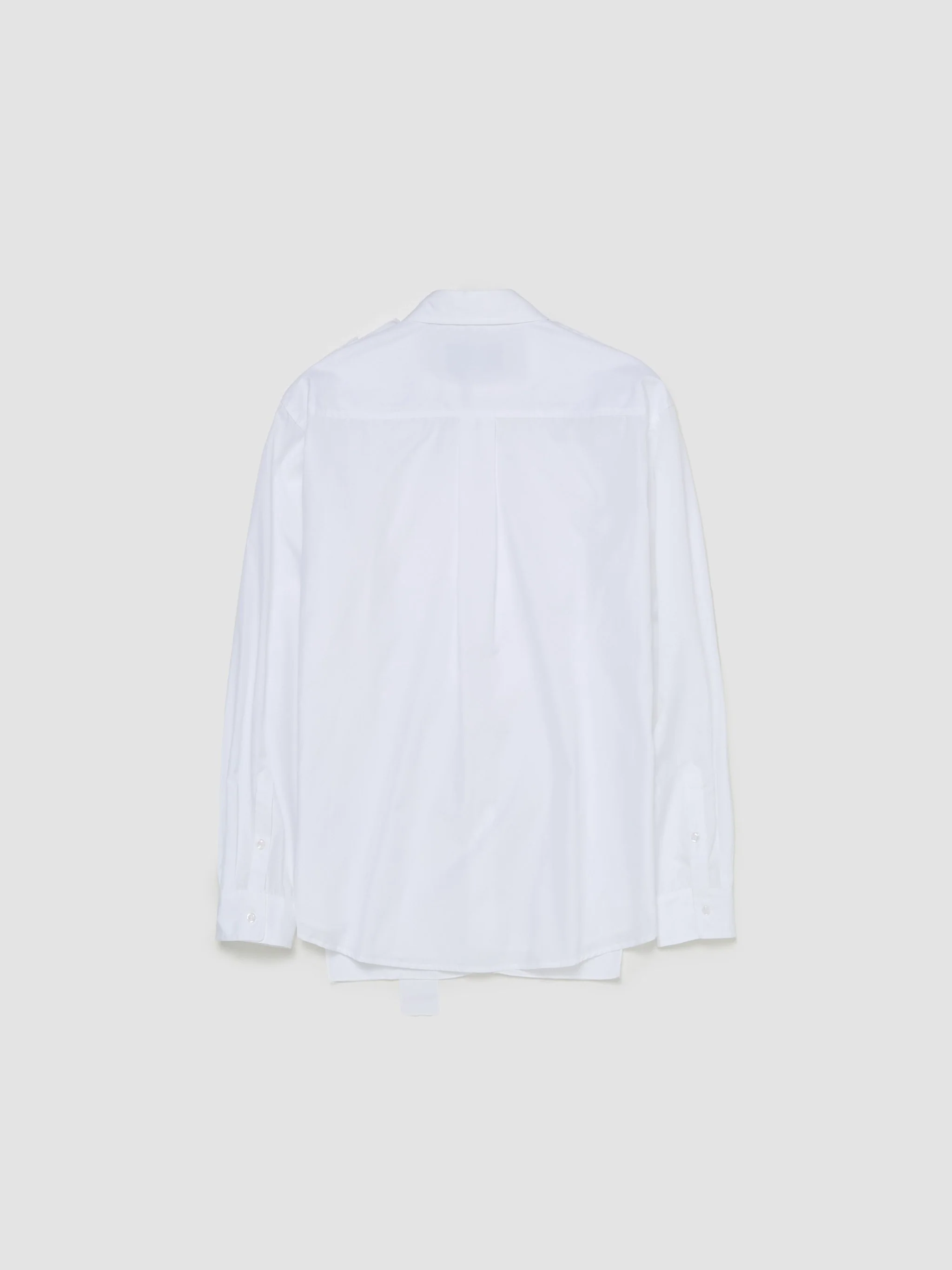 Inverted Seam Classic Fit Shirt in White - Image 4