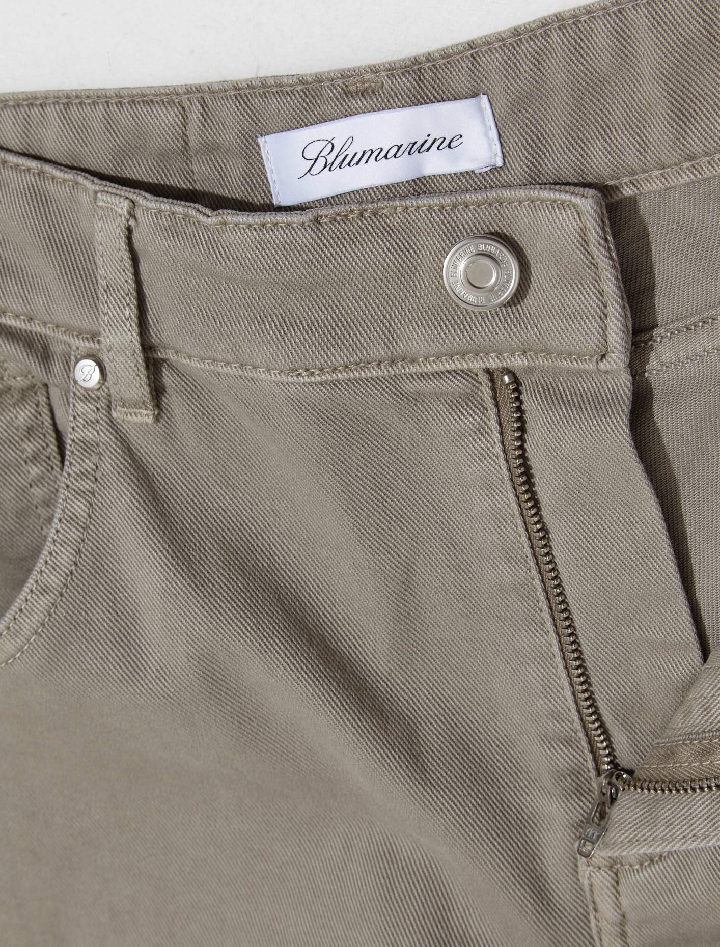 Jeans with Buckles in Mushroom - Image 2