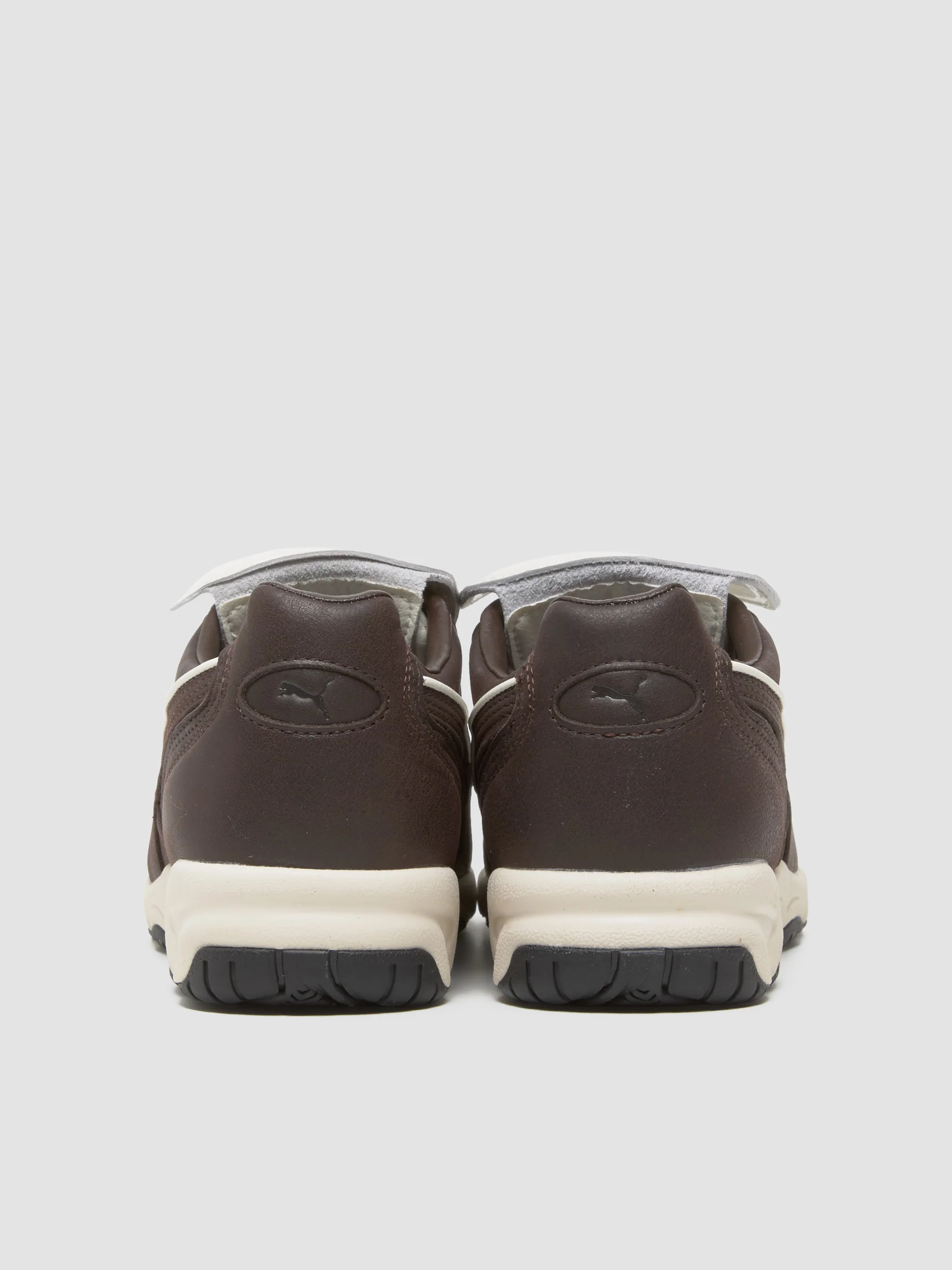 King Indoor Premium Sneaker in Dark Chocolate & Warm White - Image 4