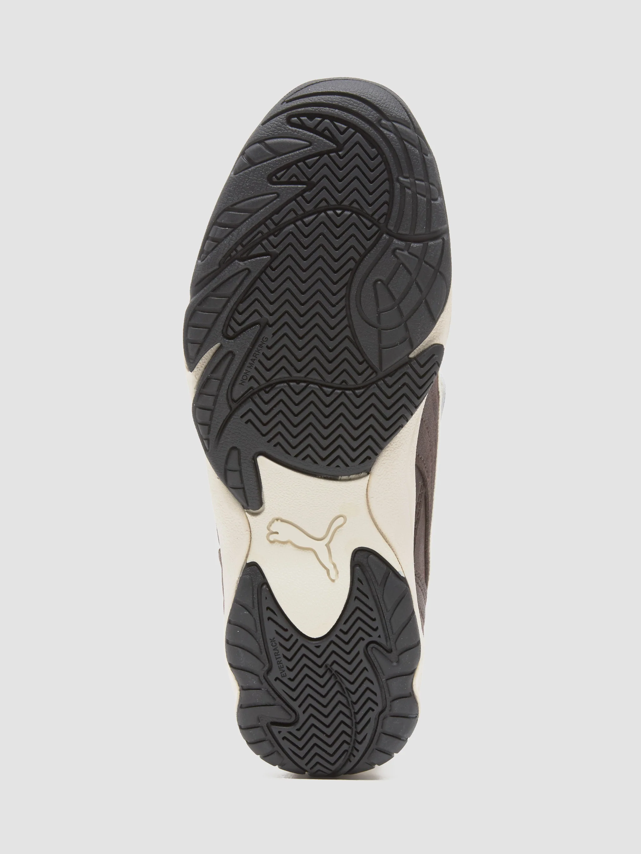 King Indoor Premium Sneaker in Dark Chocolate & Warm White - Image 5