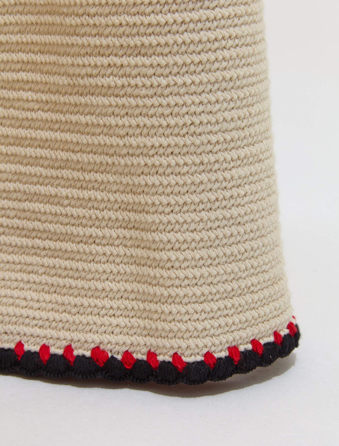 Knit Cotton Dress in Porcelain - Image 3