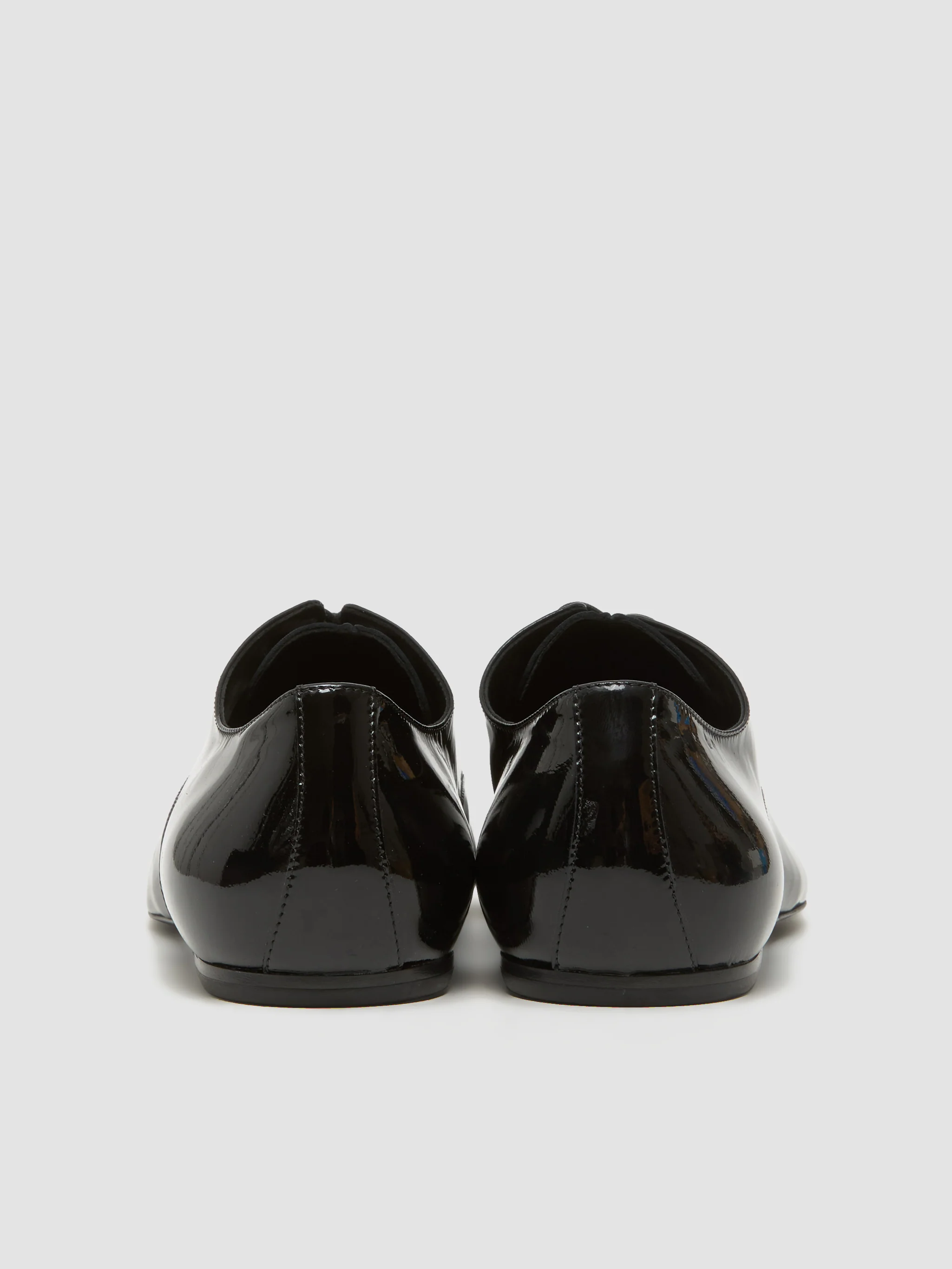 Lace-Up Oxford Shoes in Black - Image 4