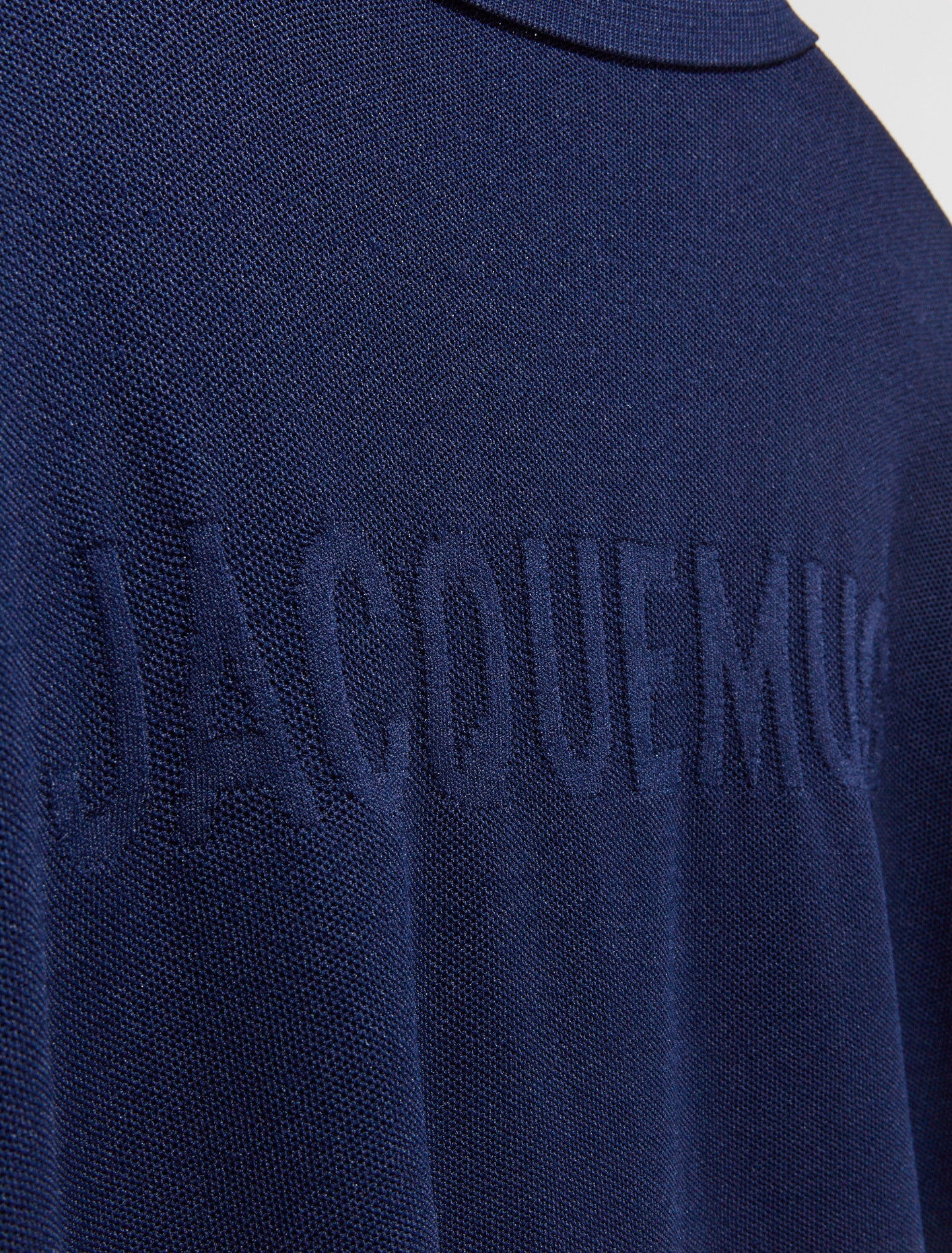 Le Polo Maille in Dark Navy - Image 3