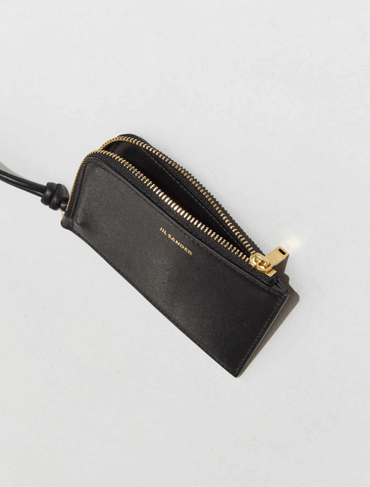 Leather Credit Card Holder in Black - Image 3
