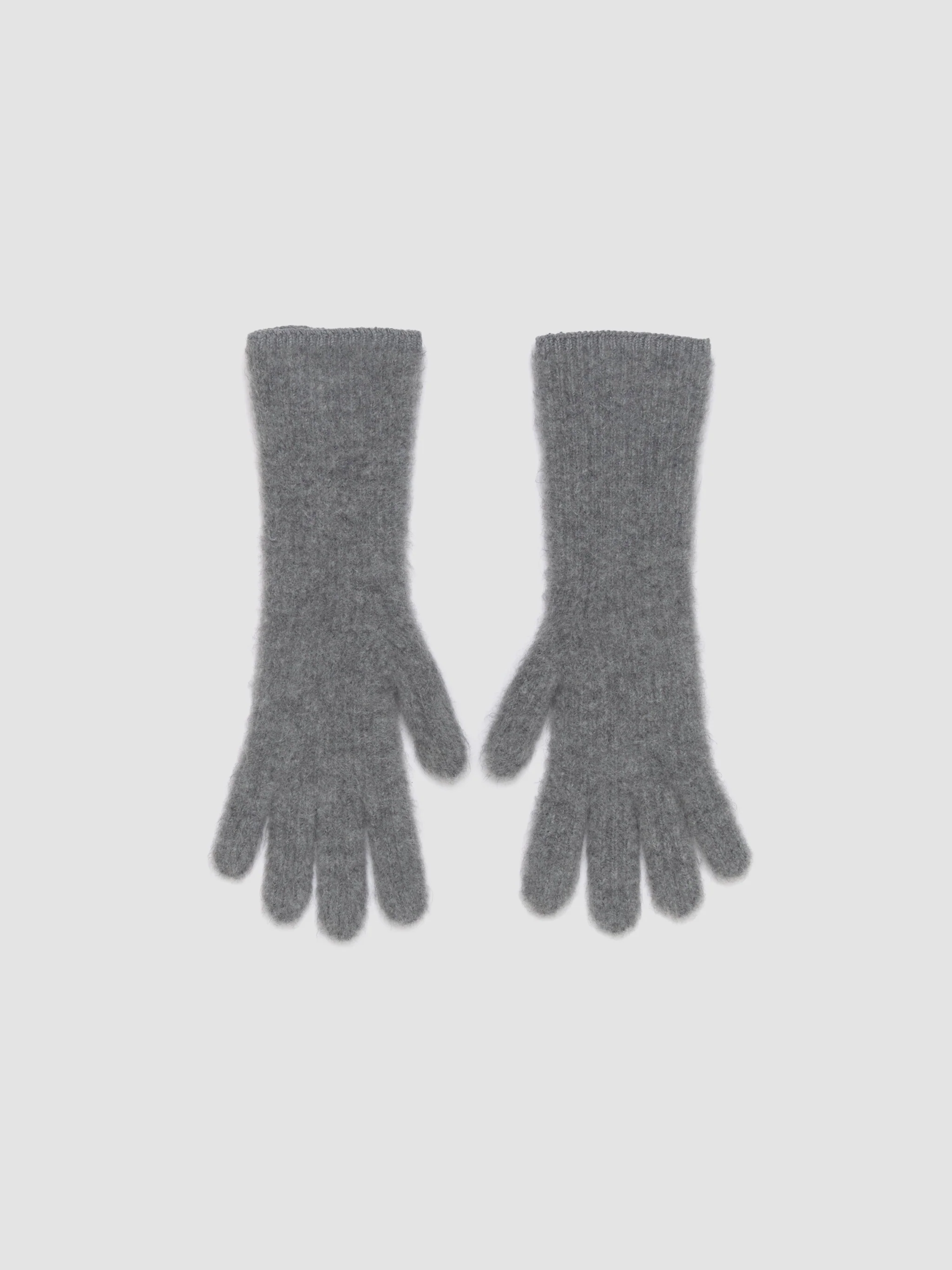 Les Gants Gros Grain in Dark Grey - Image 3