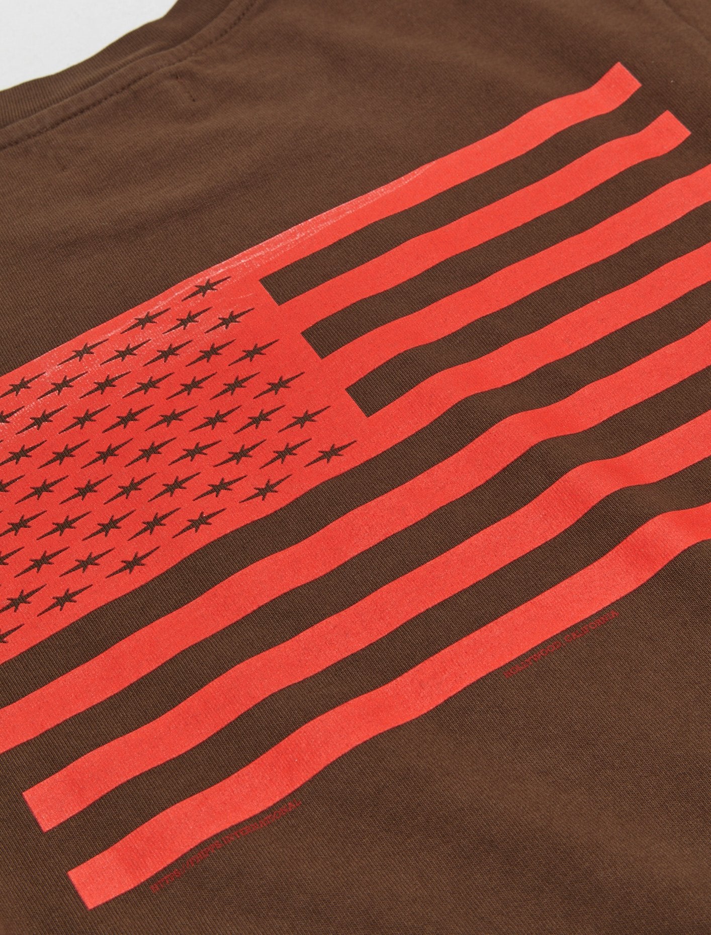 Like a Rock T-Shirt in Washed Mud Brown - Image 3