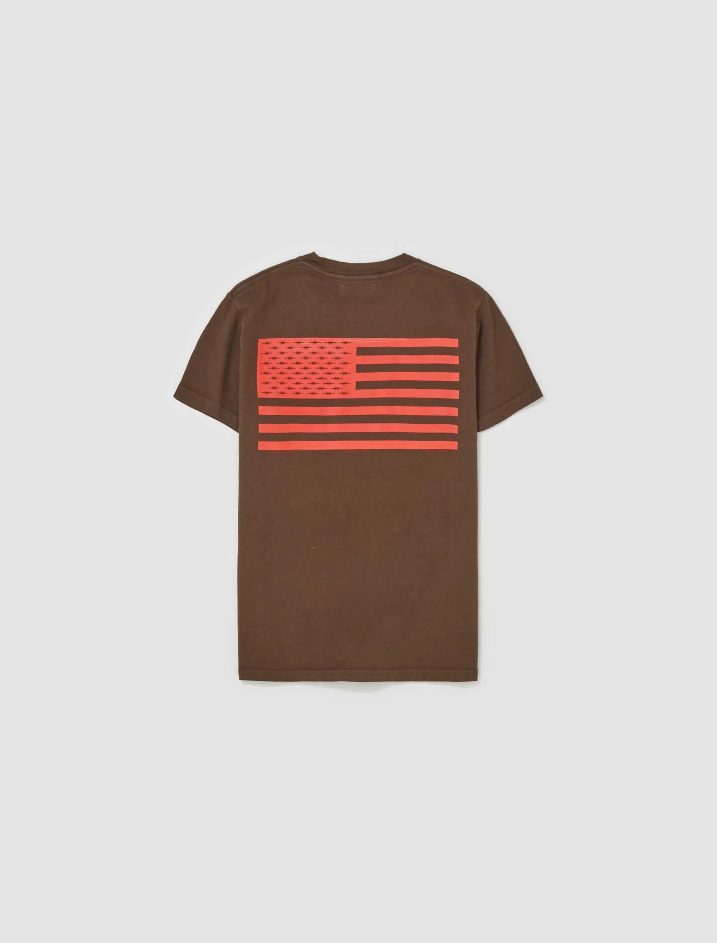 Like a Rock T-Shirt in Washed Mud Brown - Image 4
