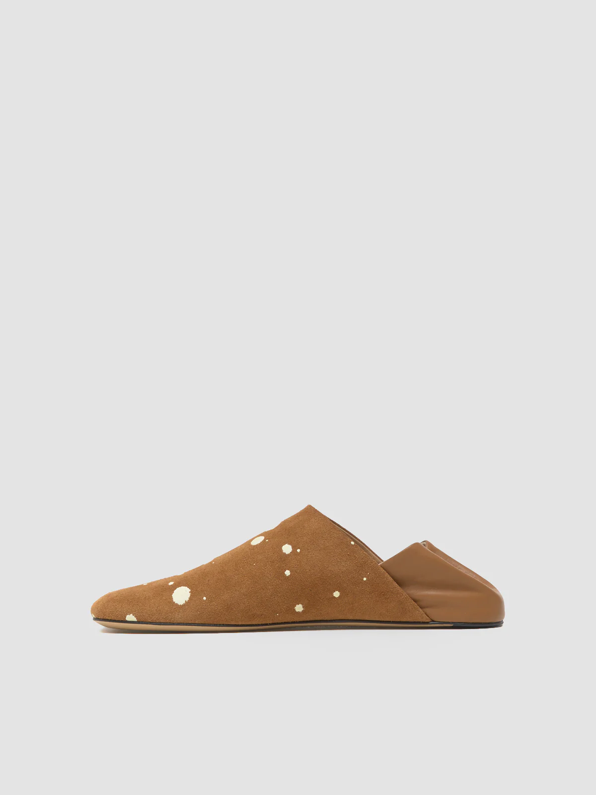 Men's Babouche in Tan & Cream - Image 6