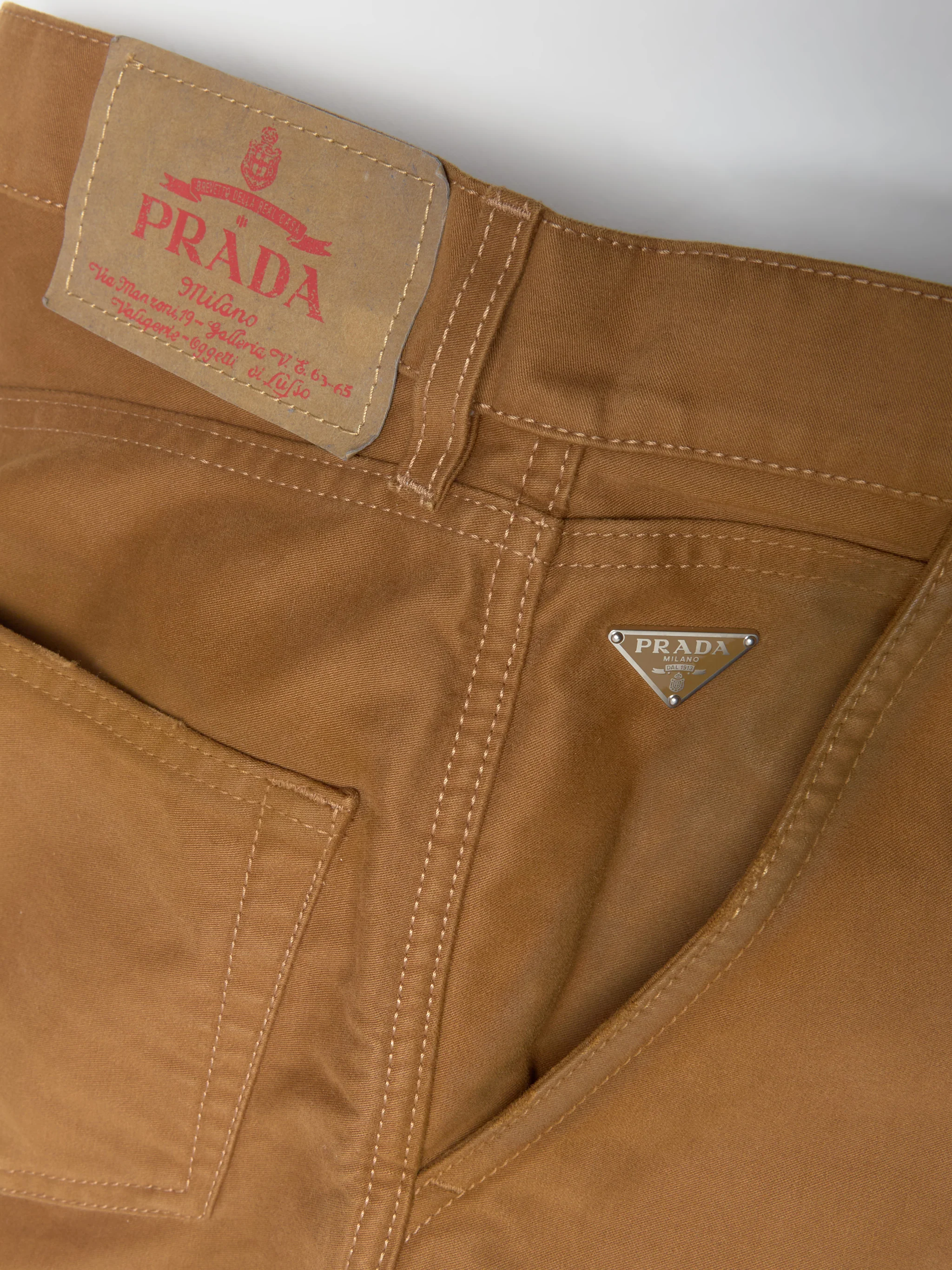Moleskin Cargo Pants in Light Brown - Image 6