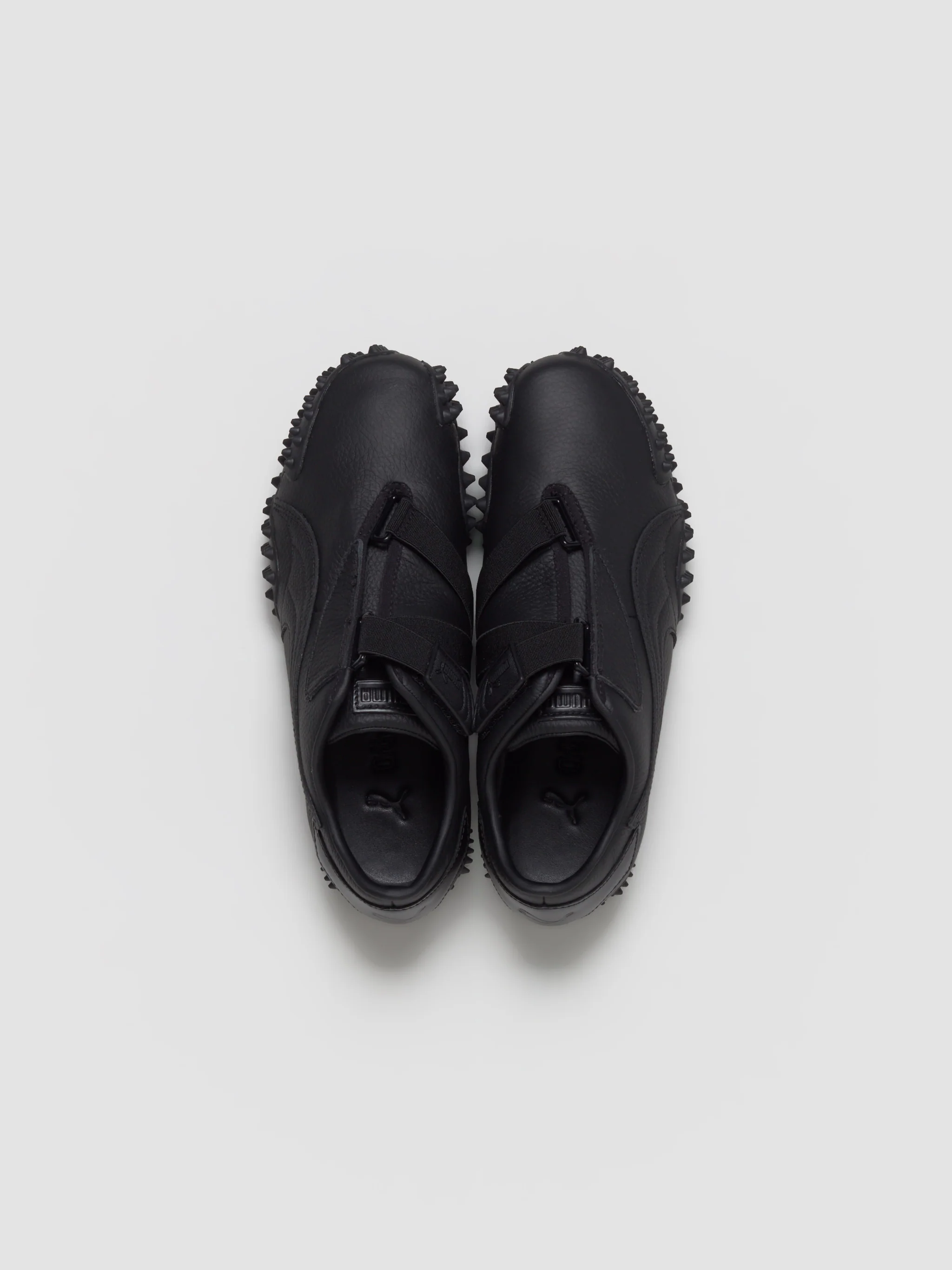Mostro Leather Sneaker in Black - Image 3