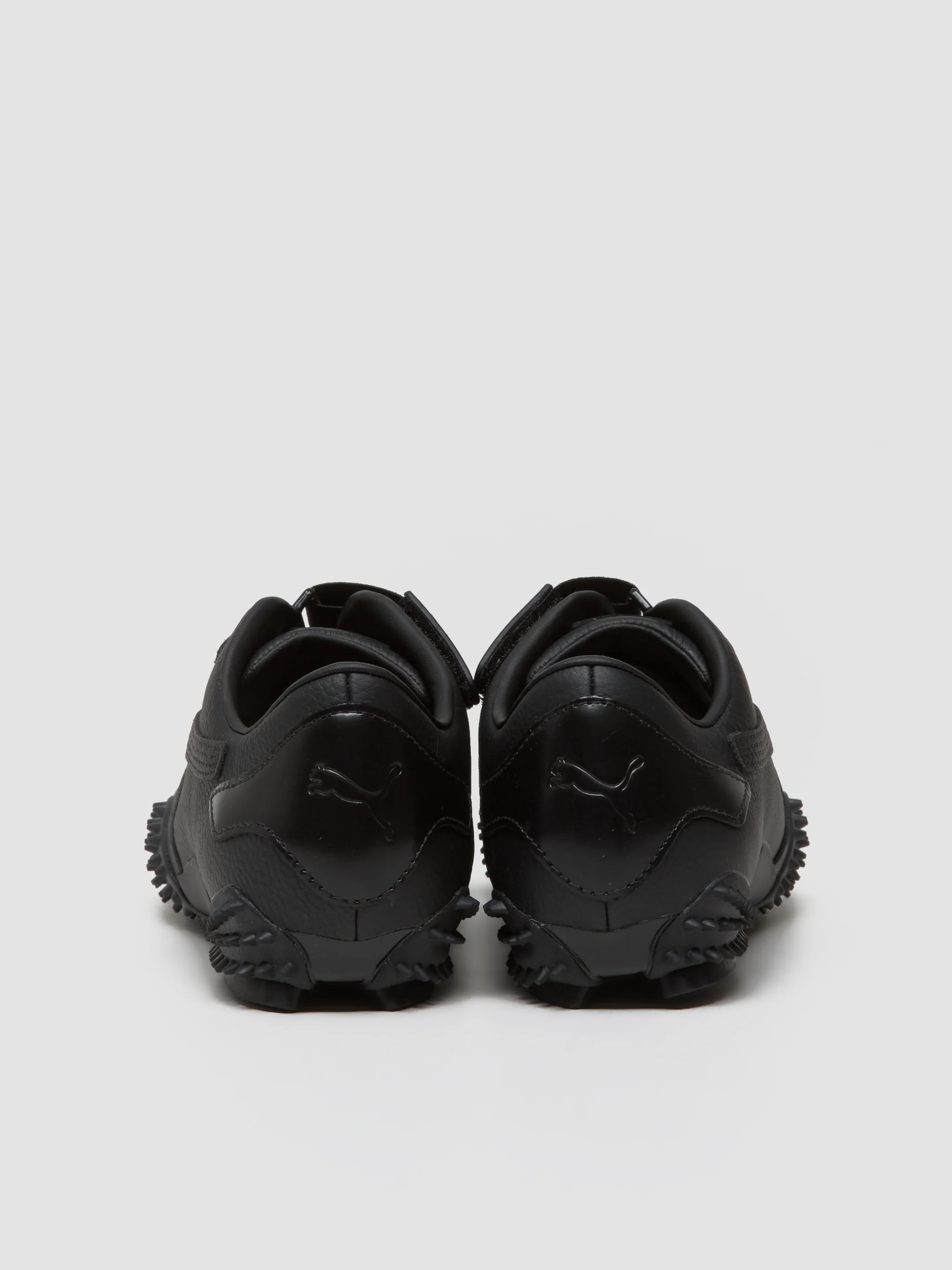 Mostro Leather Sneaker in Black - Image 4