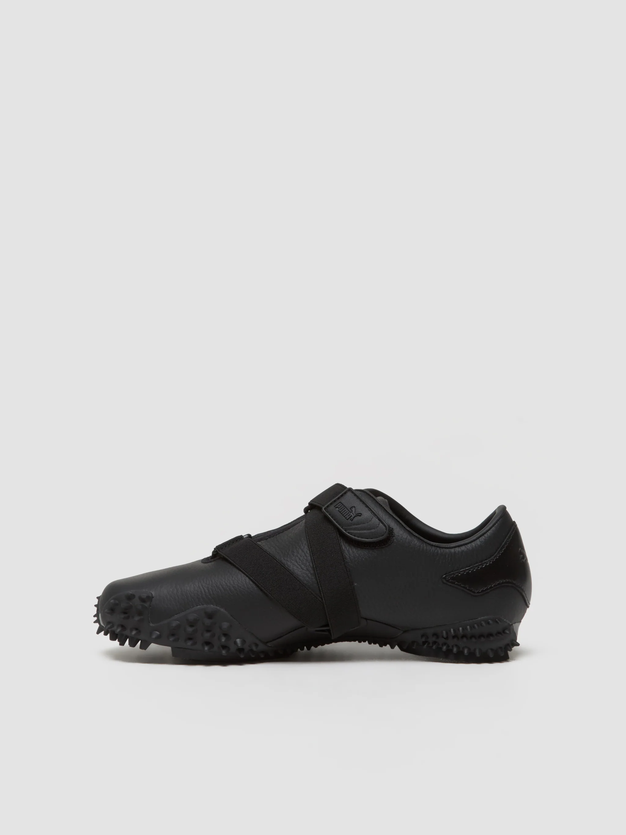 Mostro Leather Sneaker in Black - Image 6