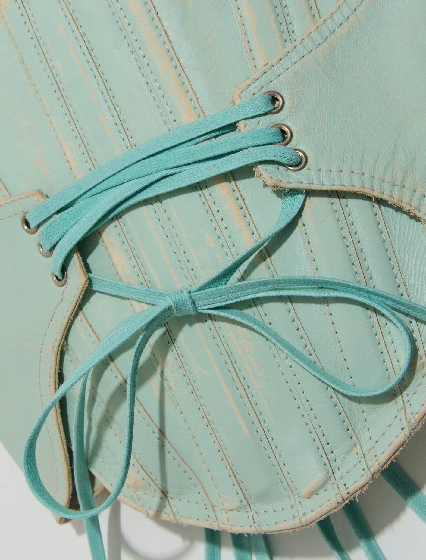 Nihil Moto Corset in Teal - Image 3