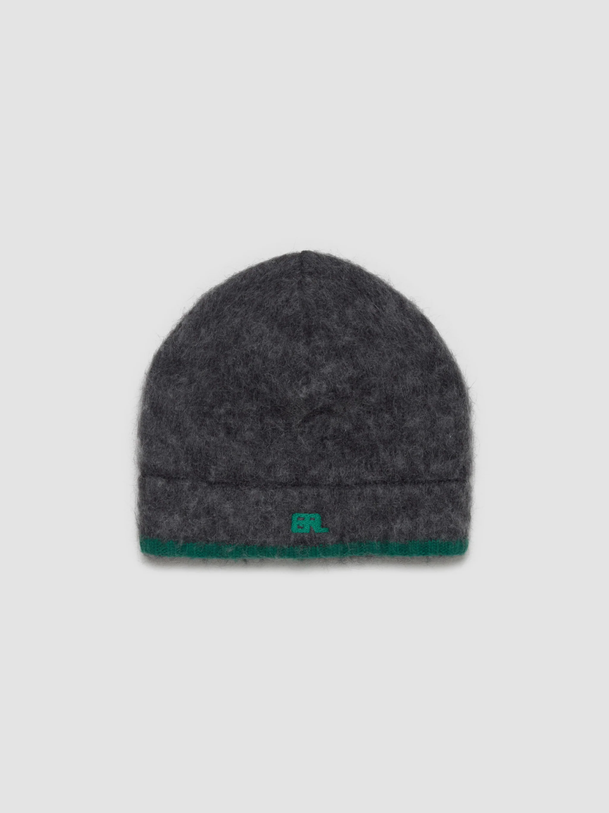 Pilling Overwashed Beanie in Dark Grey - Image 3