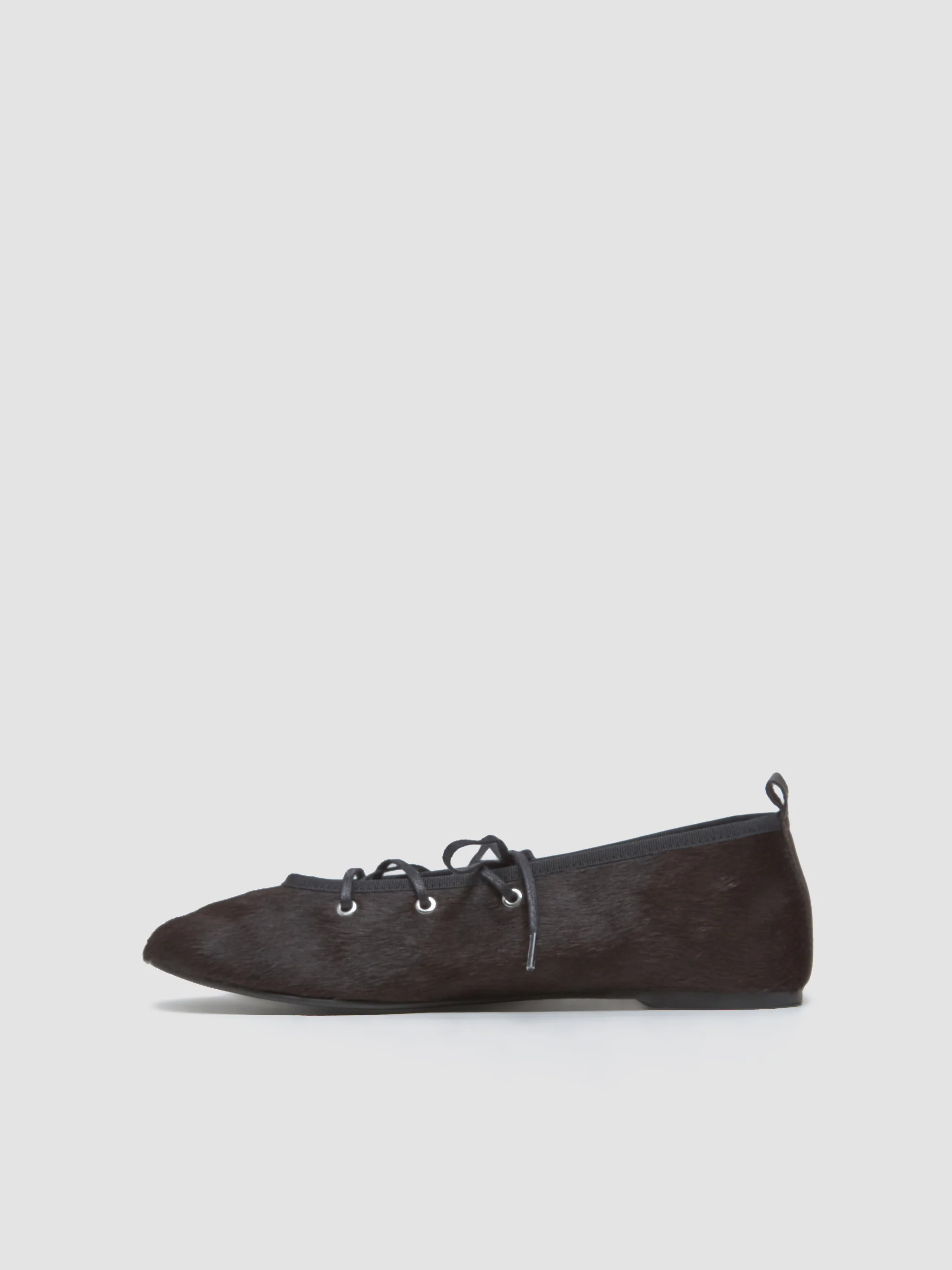 Pina Lace-up Ballerina in Brown - Image 6