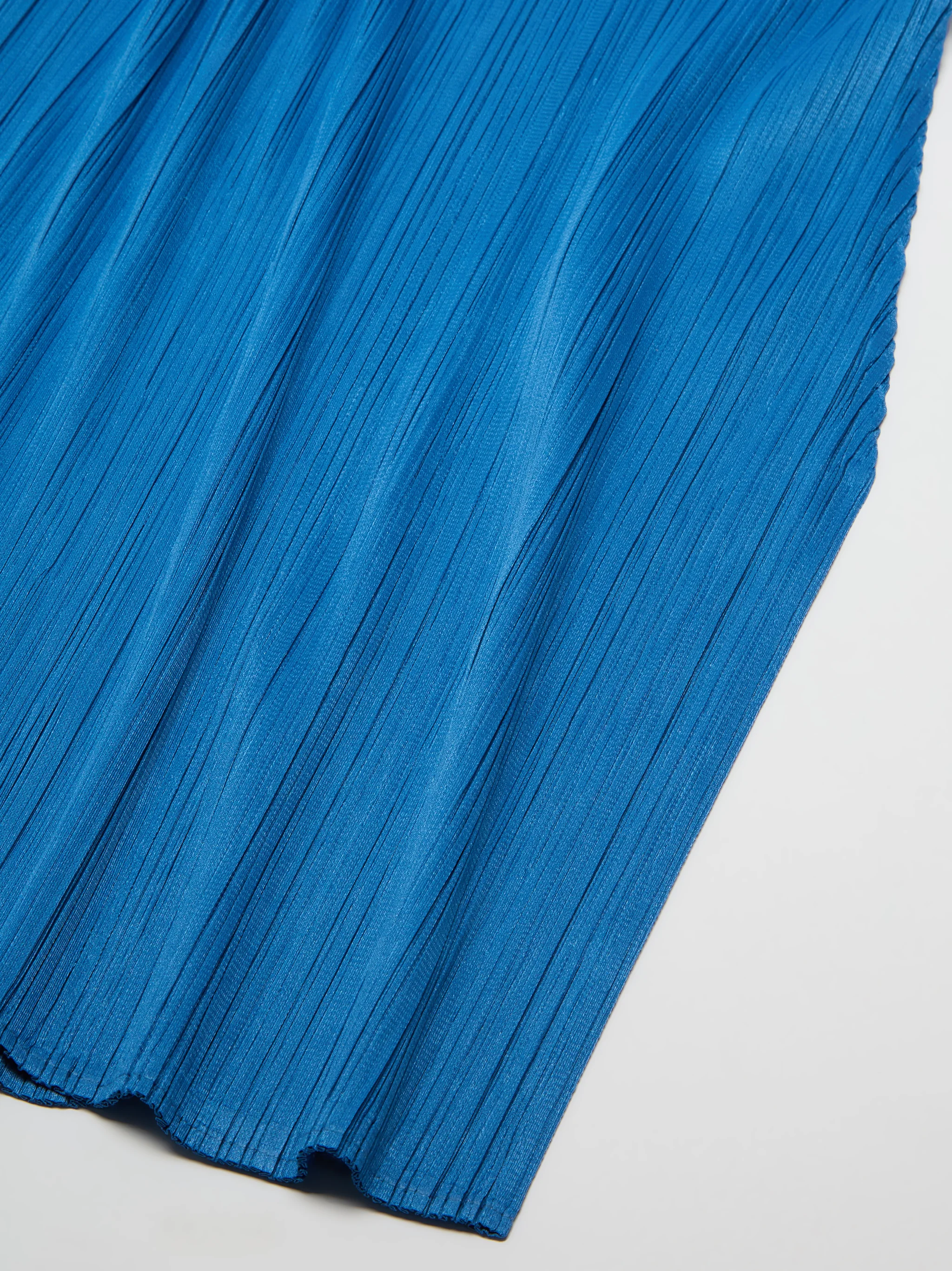 Pleated Maxi Skirt in Iron Blue - Image 3