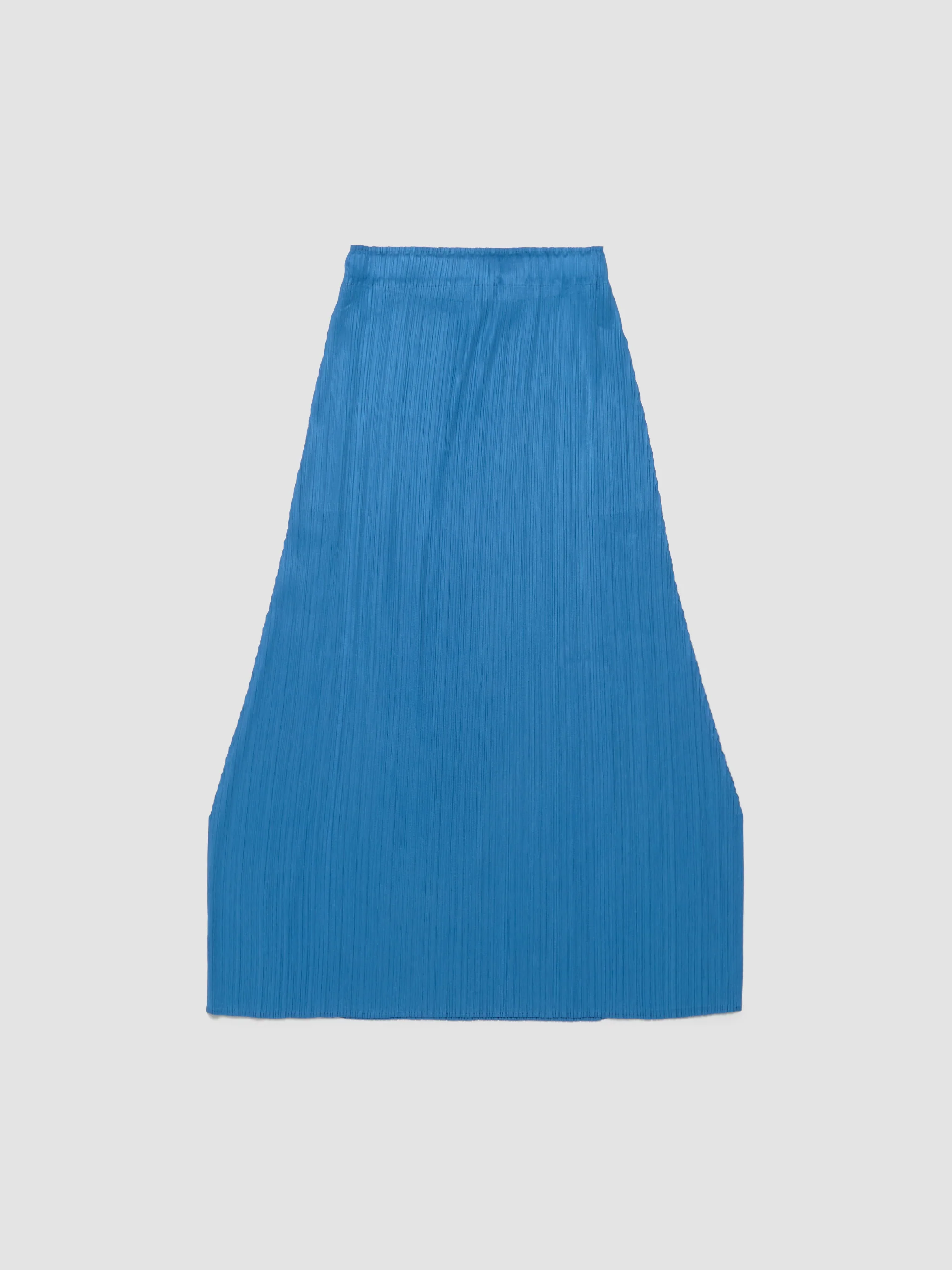 Pleated Maxi Skirt in Iron Blue - Image 4