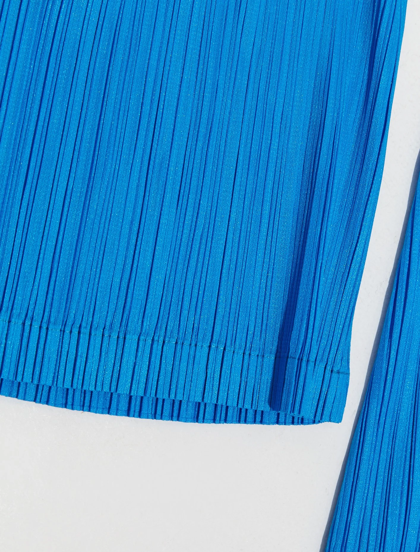 Pleated Pants in Turquoise - Image 3