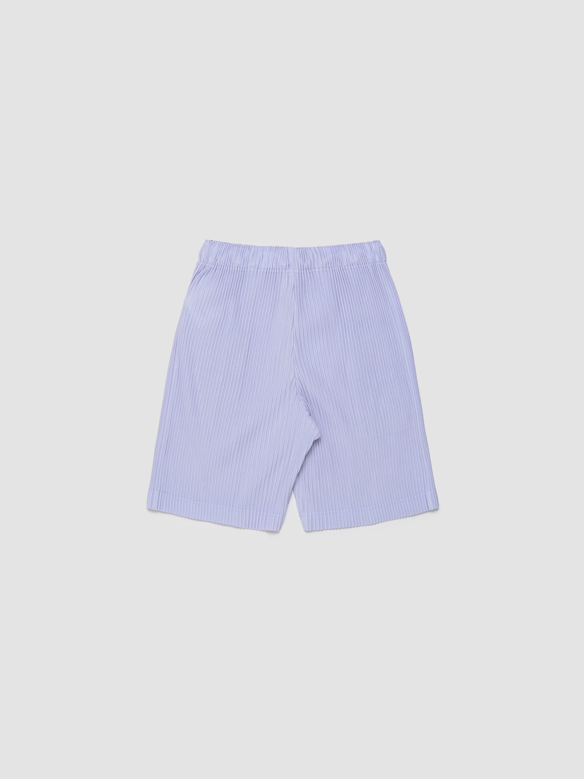 Pleated Shorts in Soft Lavender - Image 4
