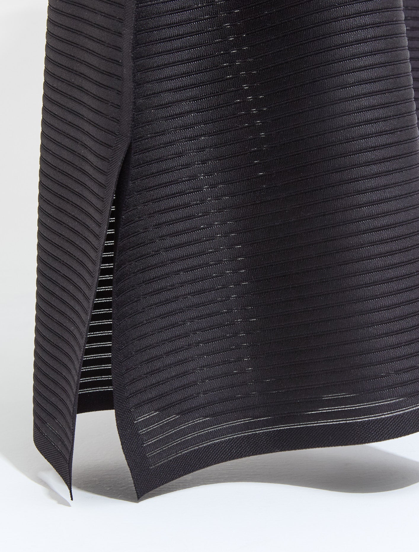 Pleated Tunic in Black - Image 4