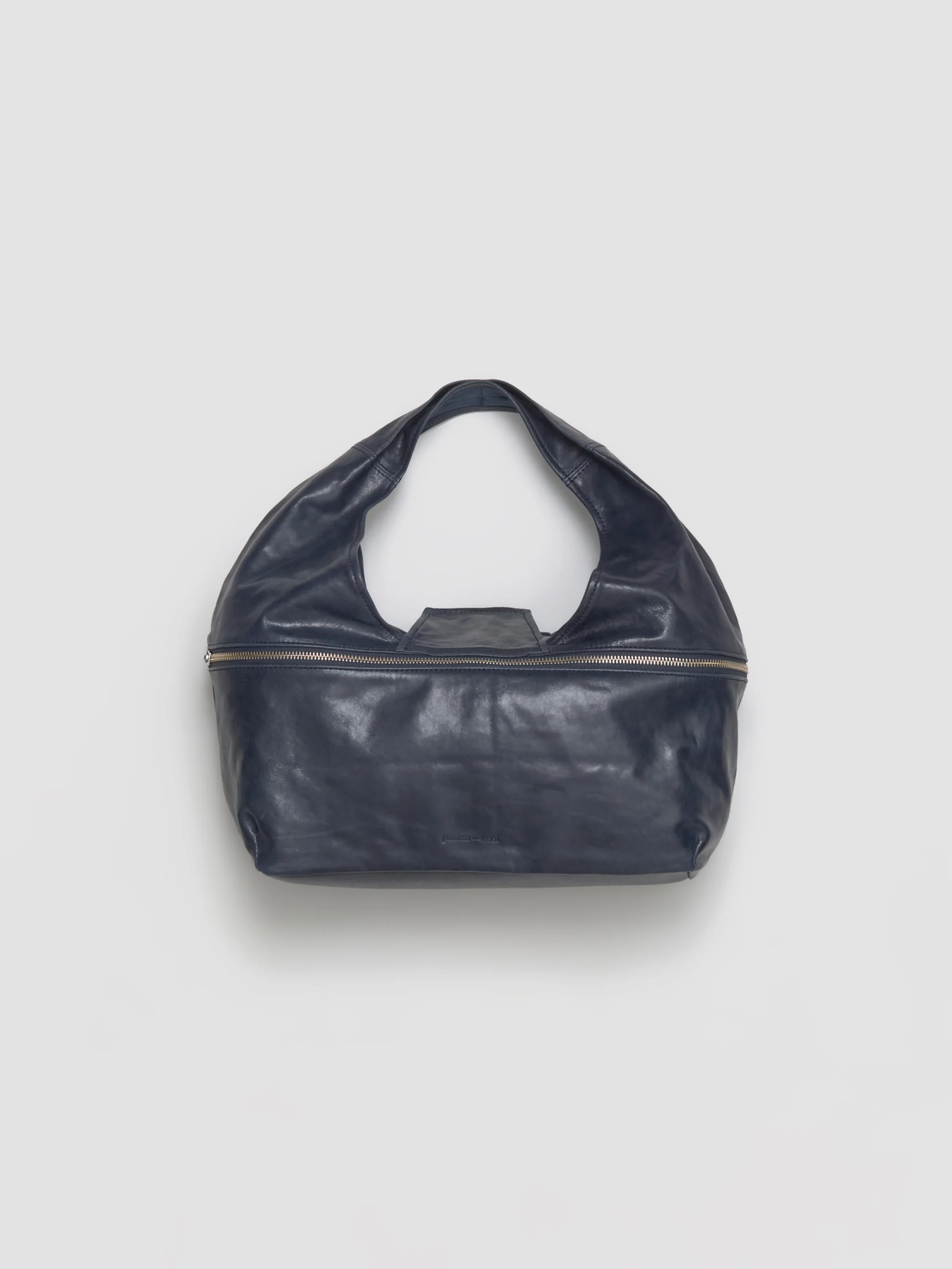 Riba Zip Bag in Greyish Blue - Image 4