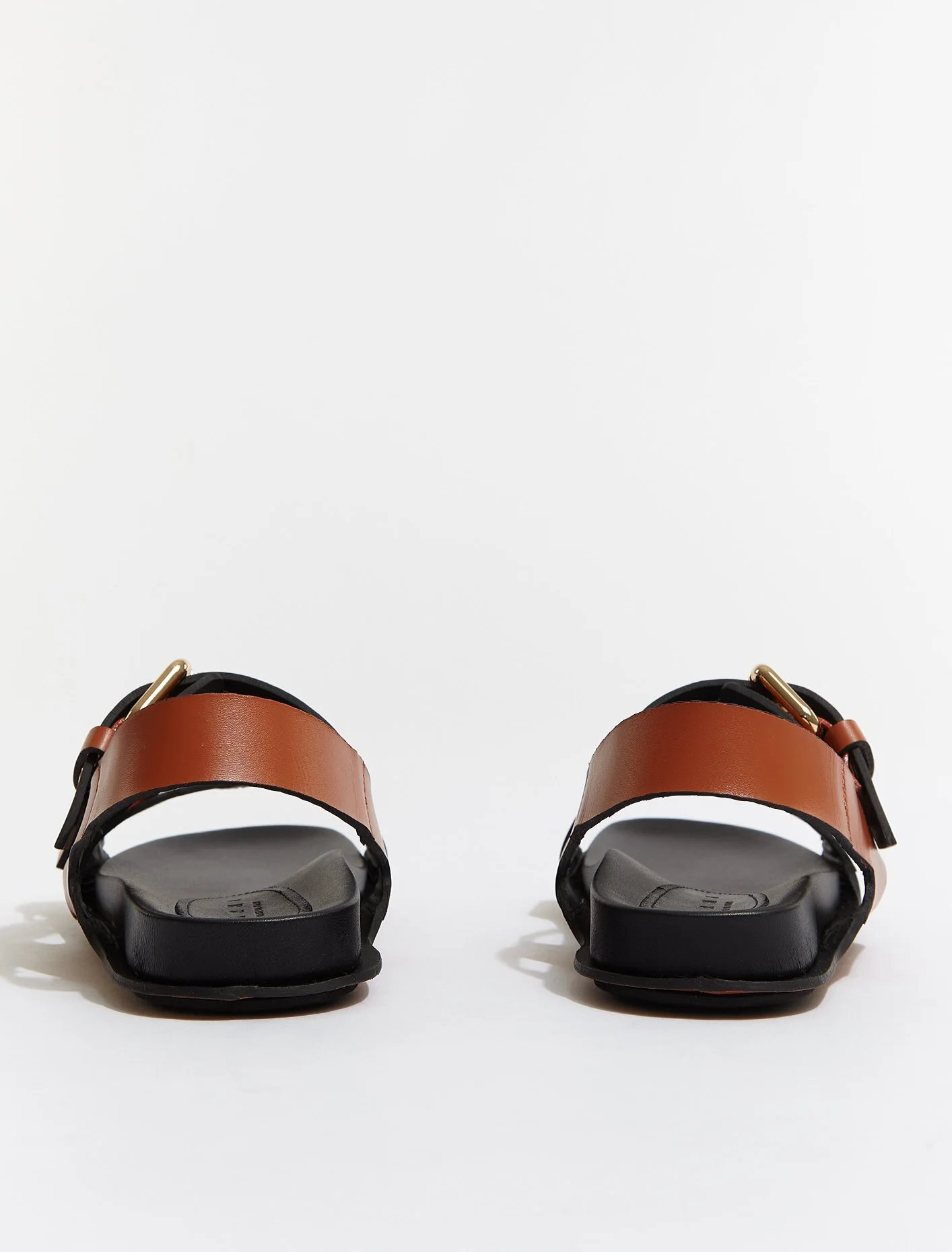 Sandals in Cigar & Black - Image 4